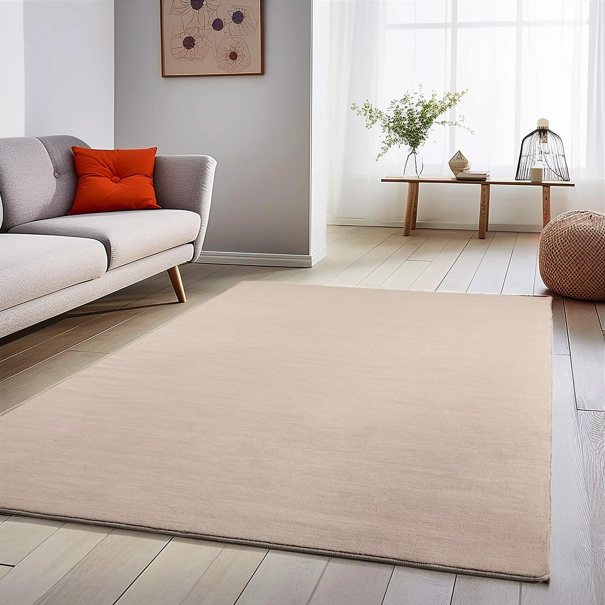 SIMPEX24 Teppich Unicolor - Einfarbig, Läufer, günstig online kaufen