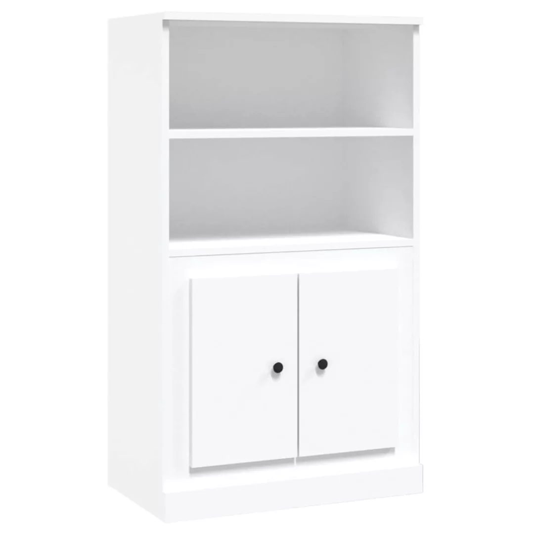 Vidaxl Highboard Weiß 60x35,5x103,5 Cm Holzwerkstoff günstig online kaufen