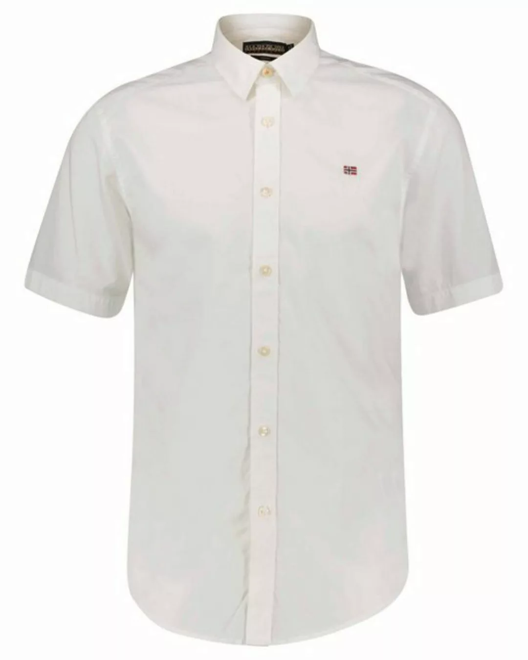 Napapijri Langarmhemd Herren Hemd G-GRAIE Slim Fit Kurzarm (1-tlg) günstig online kaufen