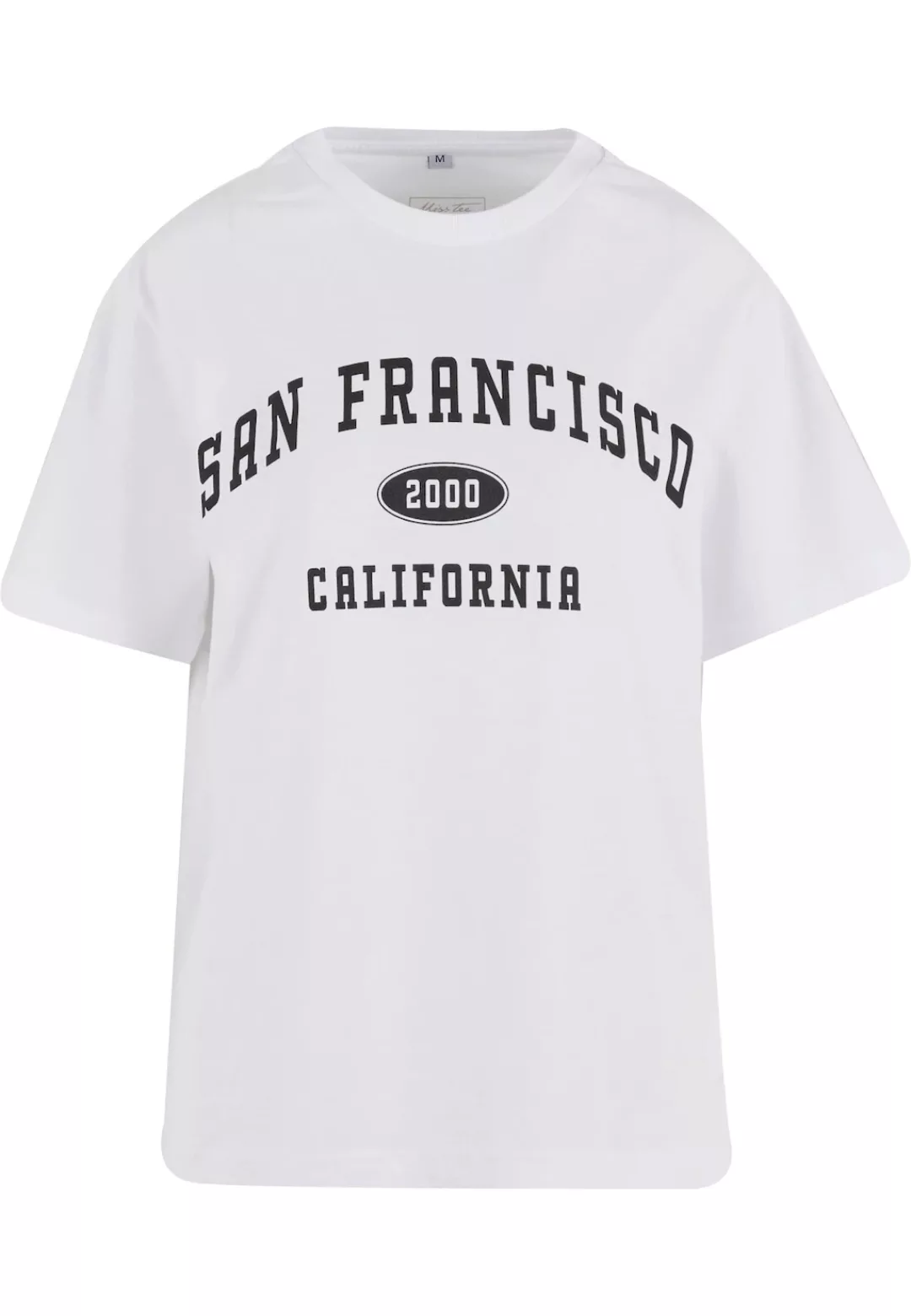 Miss Tee T-Shirt "Miss Tee San Francisco City Wording Tee", (1 tlg.) günstig online kaufen
