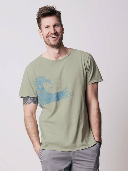 Plasticwave T-shirt Grün günstig online kaufen