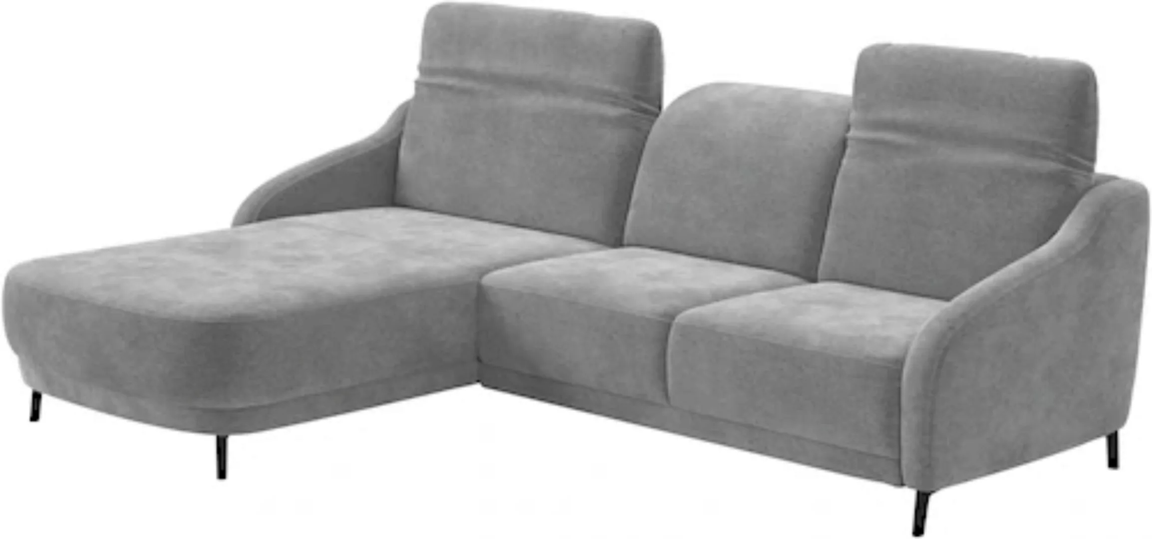 sit&more Ecksofa »Blues L-Form«, wahlweise mit Klapptisch und USB günstig online kaufen