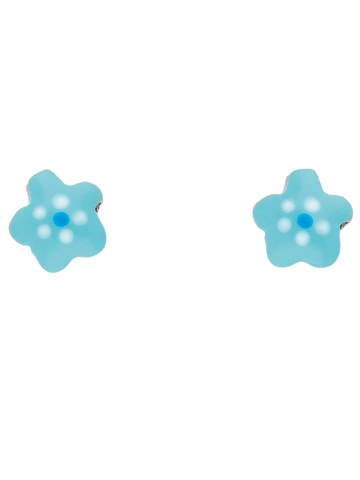 Adelia´s Paar Ohrhänger "925 Silber Ohrringe Ohrstecker Blüte - blau", Silb günstig online kaufen