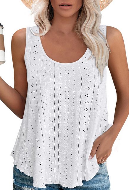 CHENIN T-Shirt Damen-Oberteile, Sommer, ärmellos, fließend, Camisole Rundha günstig online kaufen