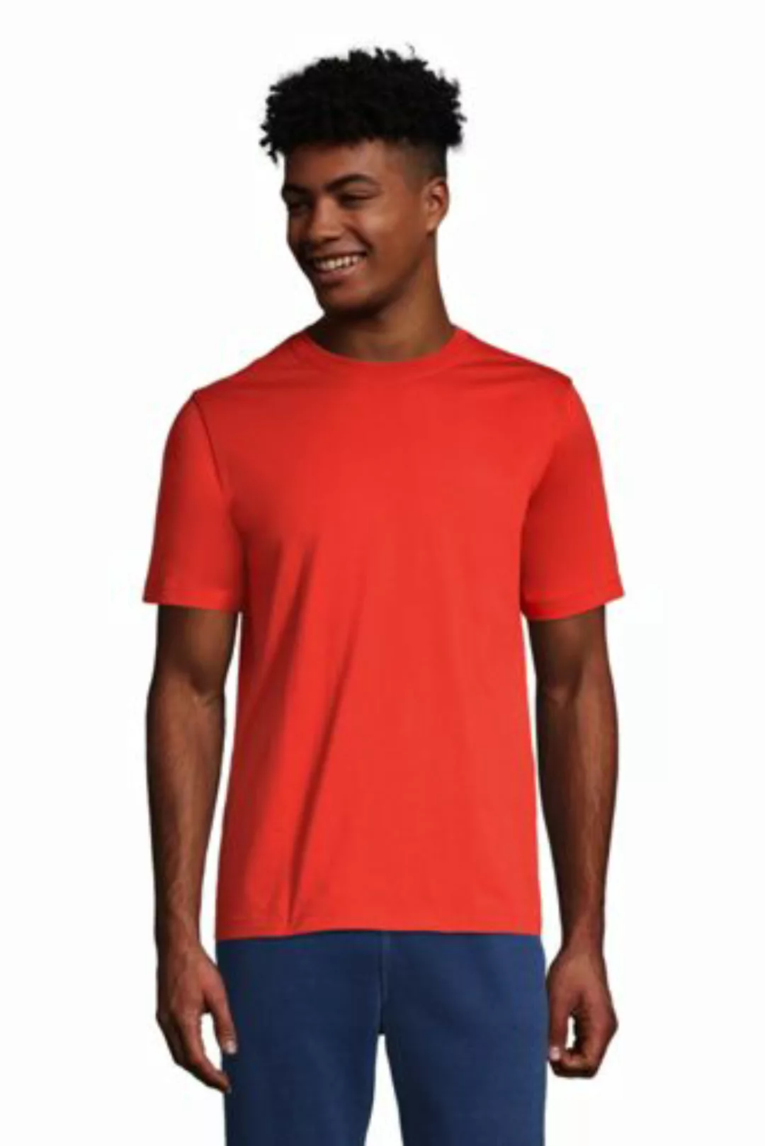 Super-T Kurzarm-Shirt, Classic Fit, Herren, Größe: M Normal, Orange, Jersey günstig online kaufen