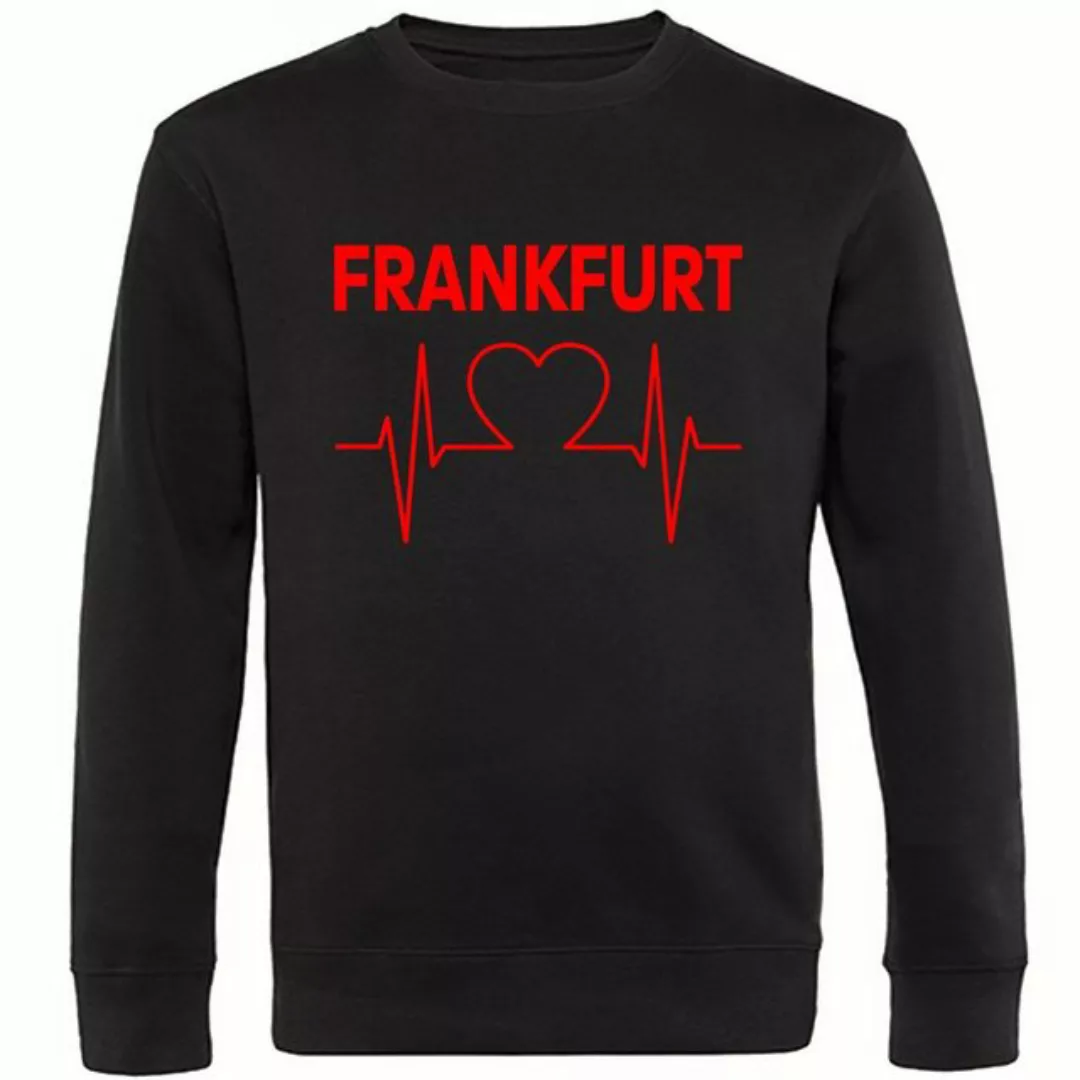 multifanshop Sweatshirt Frankfurt - Herzschlag - Pullover günstig online kaufen