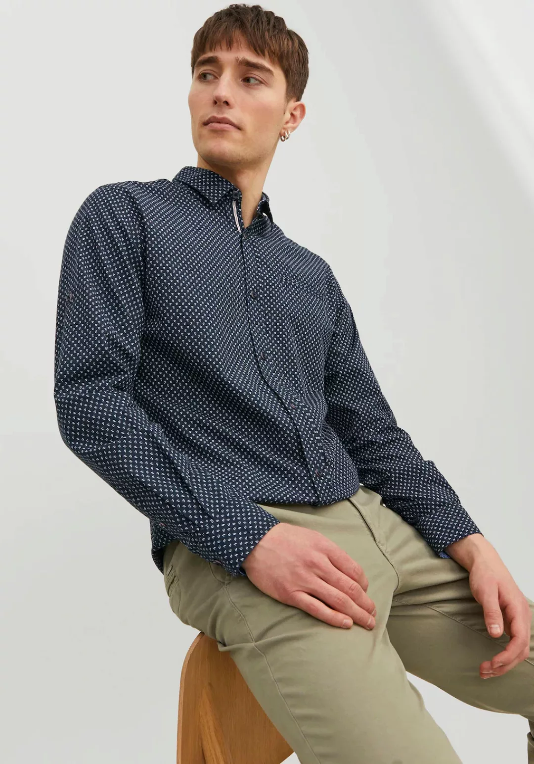 Jack & Jones Langarmhemd "JJEREMY DETAIL SHIRT LS NOOS" günstig online kaufen