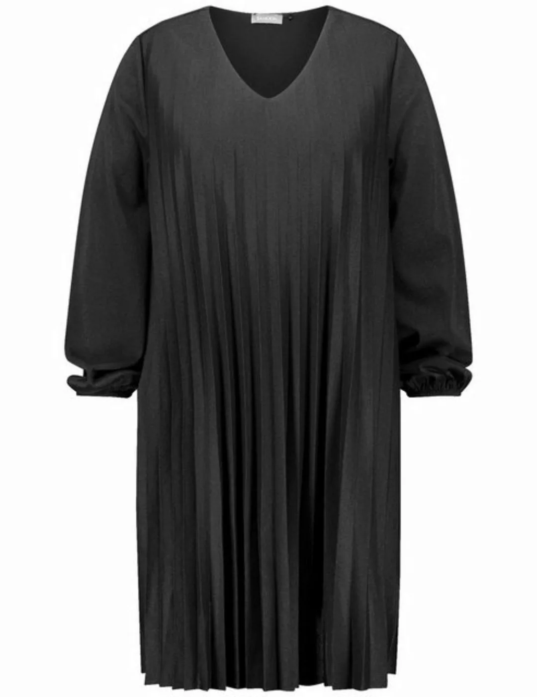 Samoon A-Linien-Kleid Softes Plisseekleid mit dezentem Glitzer-Effekt günstig online kaufen