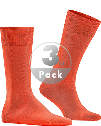 FALKE Cool 24/7 Herren Socken, 41-42, Orange, Uni, Baumwolle, 13230-865504 günstig online kaufen