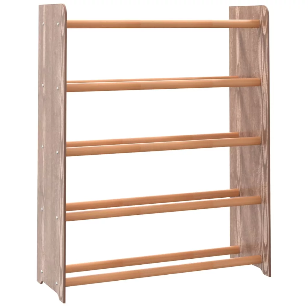 Vidaxl Schuhregal Braun 65x24x81 Cm Holzwerkstoff günstig online kaufen