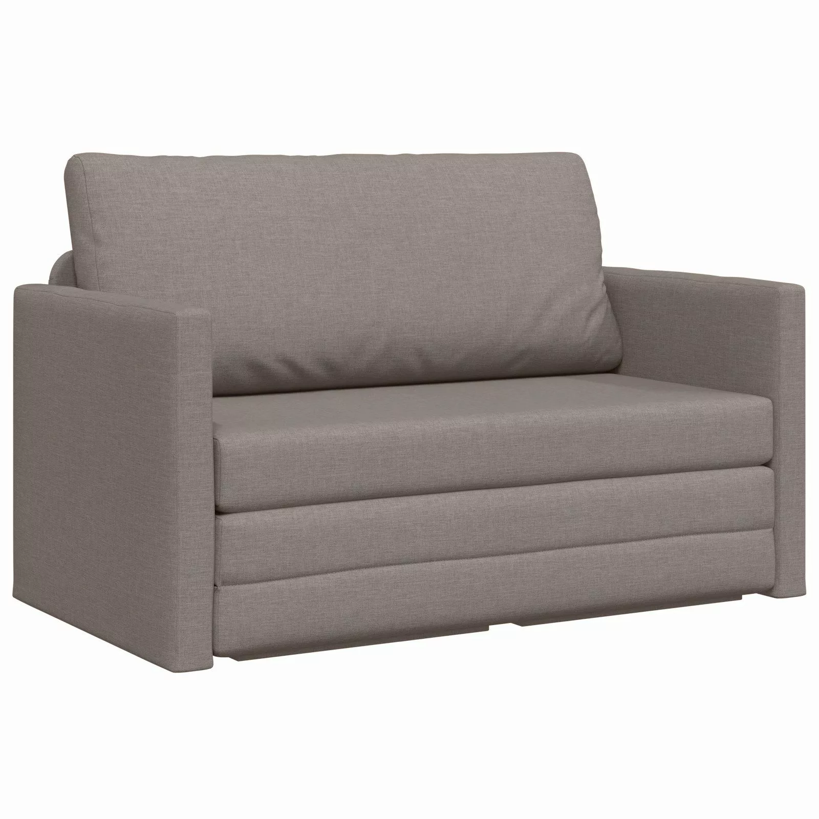 vidaXL Sofa Bodensofa Bett 2-in-1 Taupe günstig online kaufen