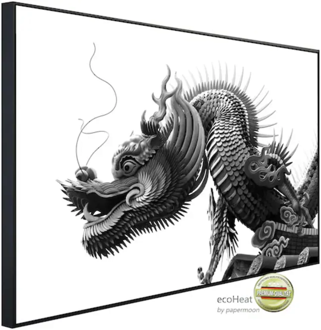 Papermoon Infrarotheizung »Chinesischer Drache Schwarz & Weiß« günstig online kaufen