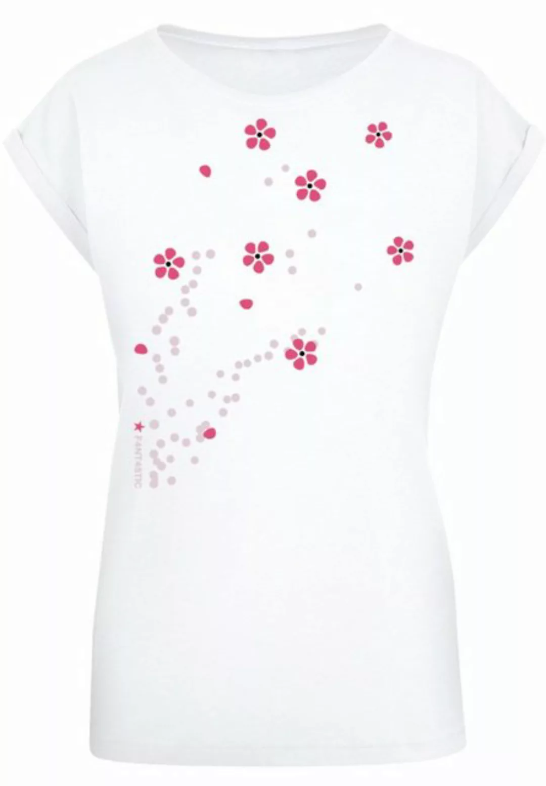 F4NT4STIC T-Shirt Blumen Ranke Print günstig online kaufen