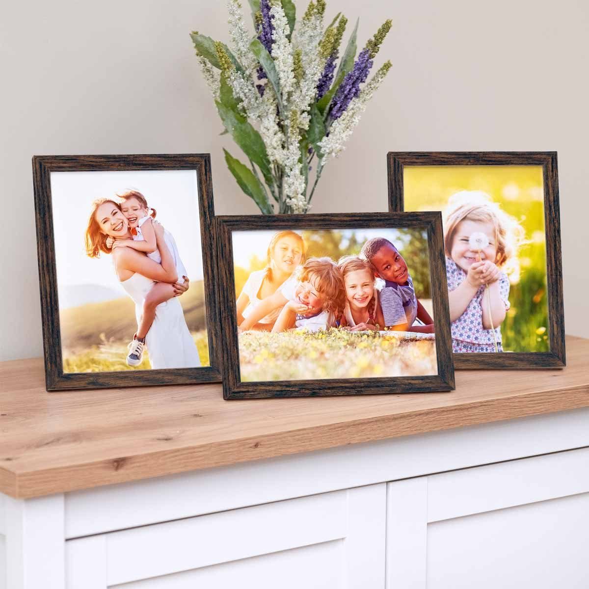 PHOTOLINI Bilderrahmen 3er Set, stabiles MDF-Holz, günstig online kaufen