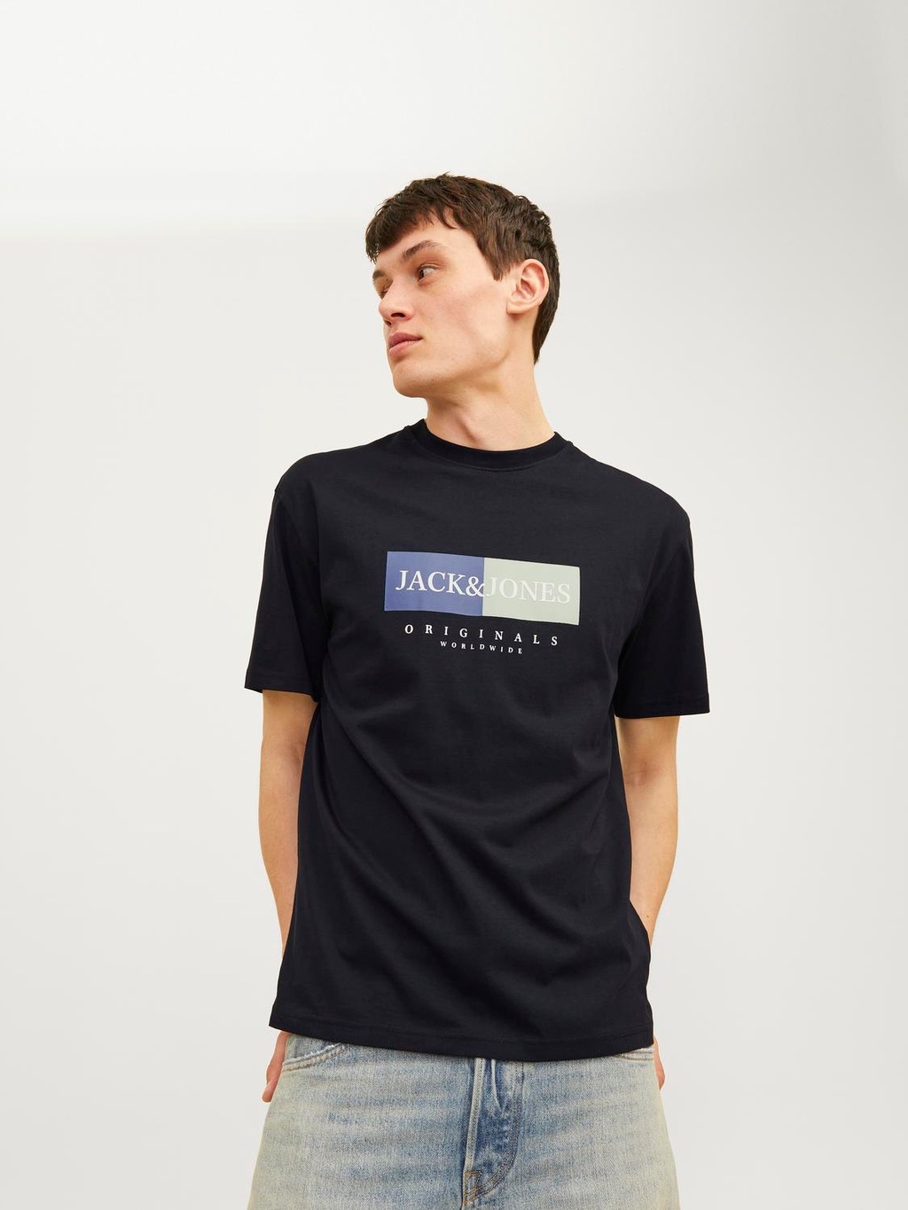 Jack & Jones Herren Rundhals T-Shirt JORFREDERIKSBERG - Relaxed Fit günstig online kaufen