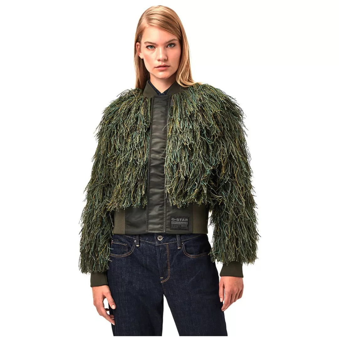 G-star Gillie Suit Bomber Jacke XS Green Camo Fringe günstig online kaufen