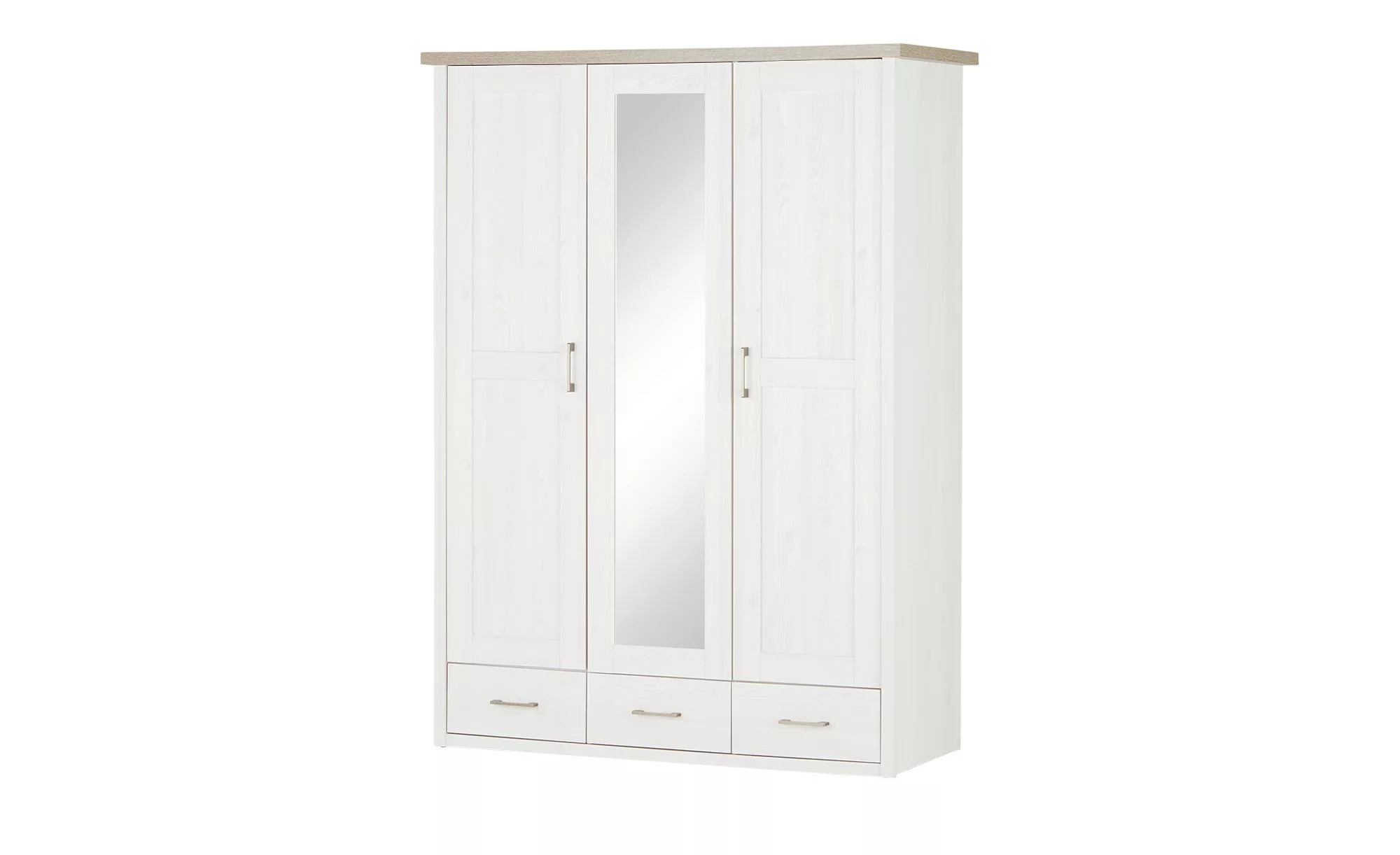 Kleiderschrank  Luca - weiß - 148 cm - 200,5 cm - 61,5 cm - Sconto günstig online kaufen