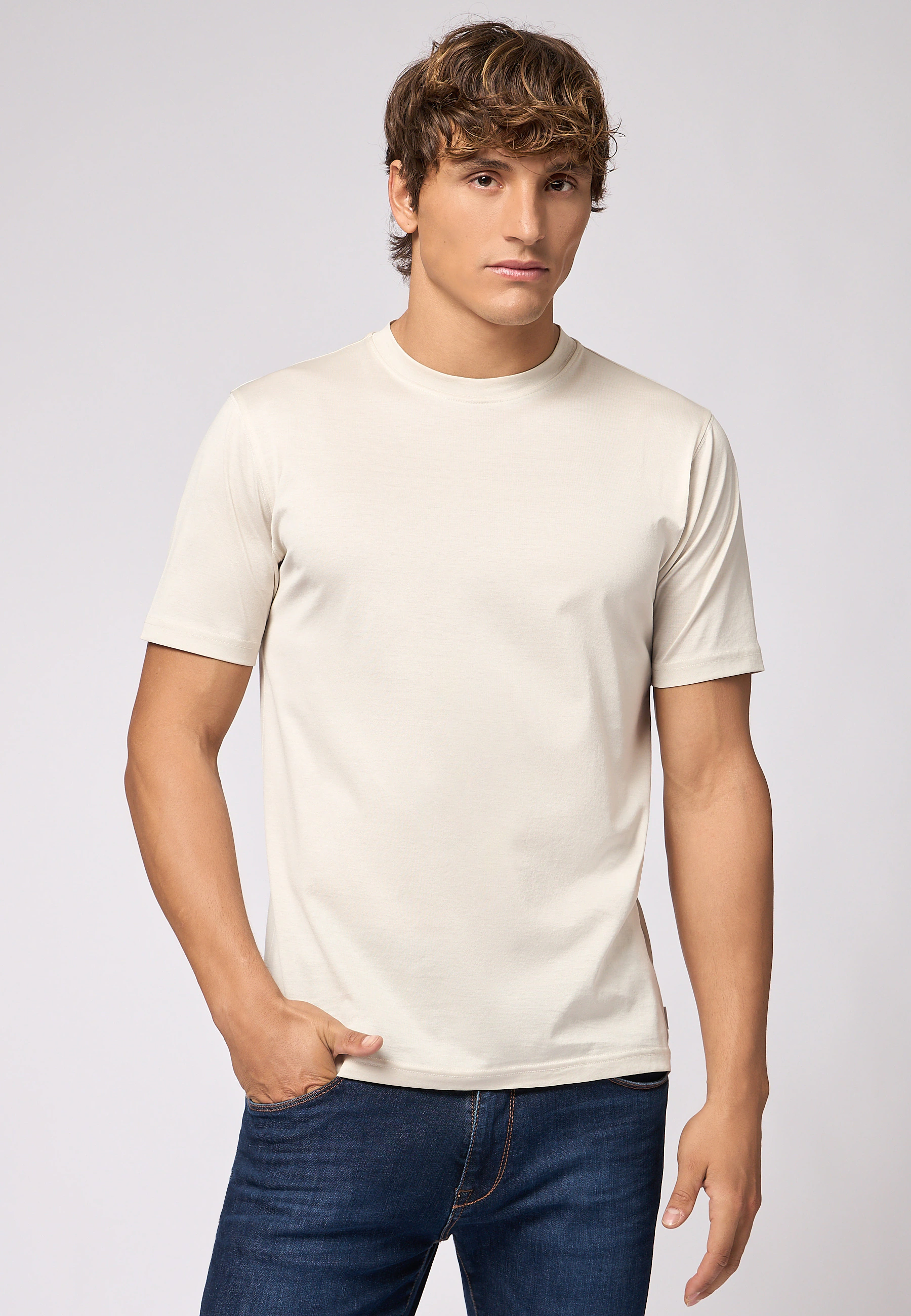 Roy Robson Rundhalsshirt "Basic Shirt" günstig online kaufen