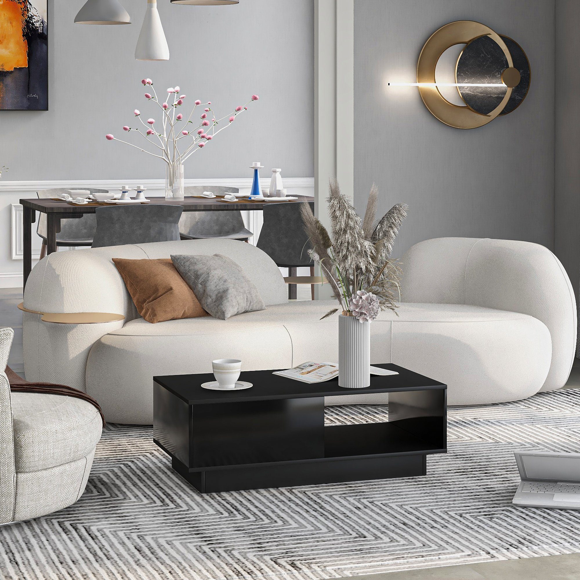 HAUSS SPOLE Couchtisch Couchtisch Beistelltisch Sofatisch günstig online kaufen