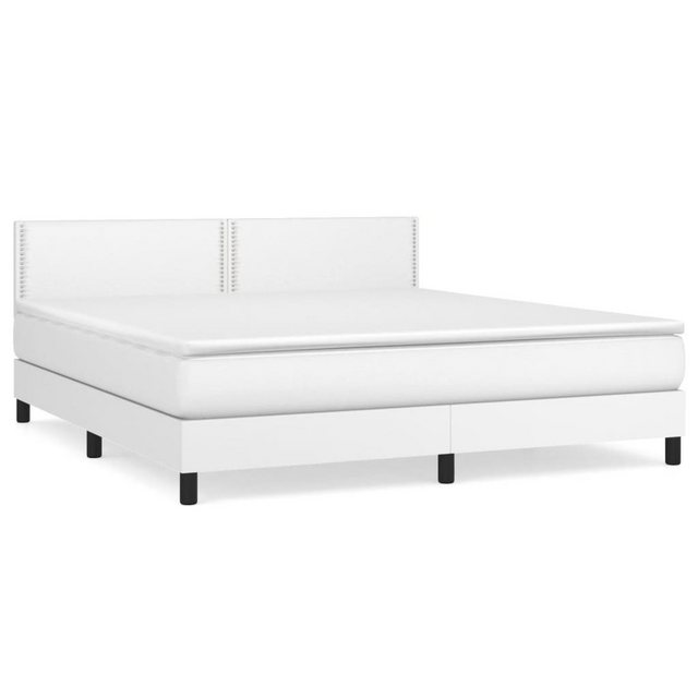 vidaXL Boxspringbett Bett Boxspringbett mit Matratze Kunstleder (180 x 200 günstig online kaufen