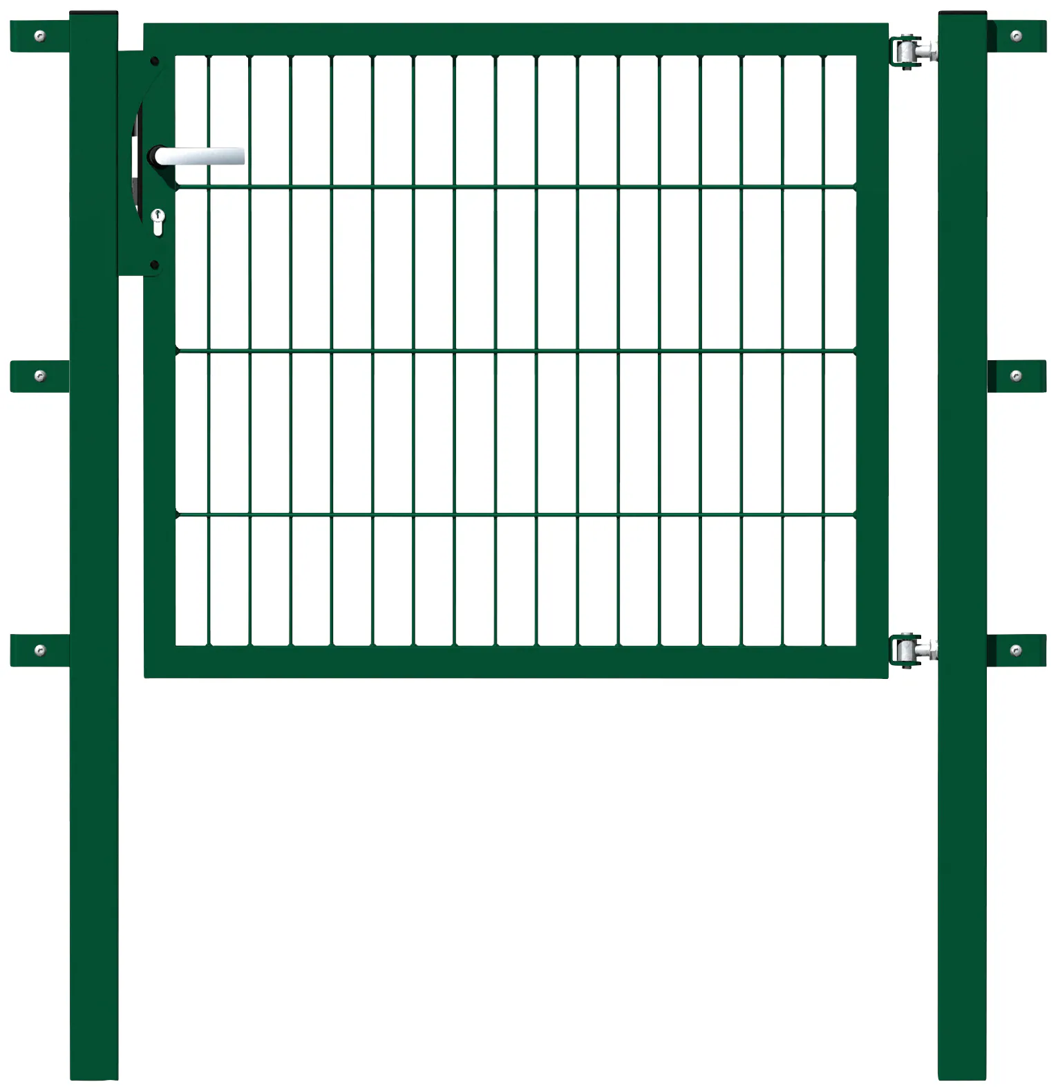 Metallzaun Einzeltor für Doppelstabmatte Anthrazit z. Einbeton. 140 cm x 12 günstig online kaufen