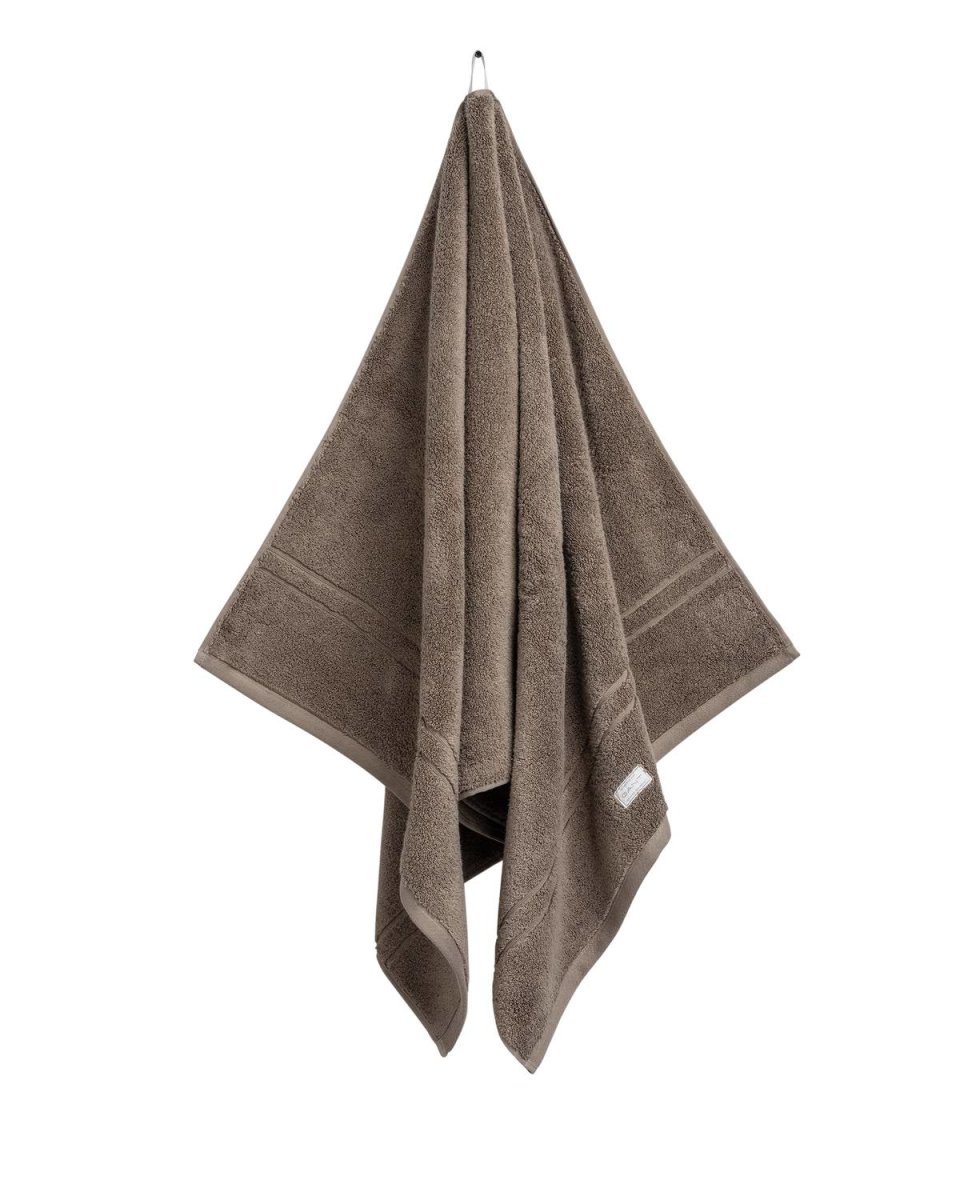 GANT Duschtuch, Organic Premium Towel - 70x140 cm, Frottee Braun günstig online kaufen