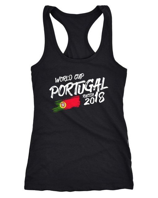 MoonWorks Tanktop Damen Tanktop Portugal Fußball WM Weltmeisterschaft 2018 günstig online kaufen