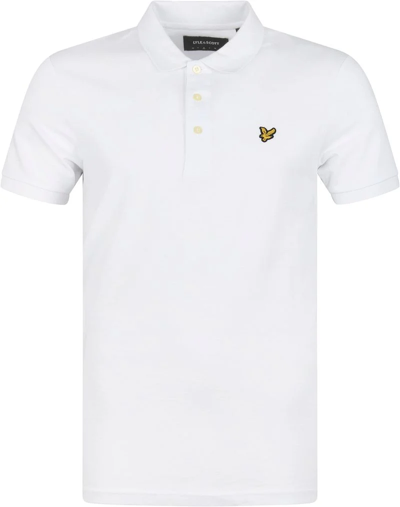 Lyle and Scott Poloshirt Weiß  - Größe S günstig online kaufen