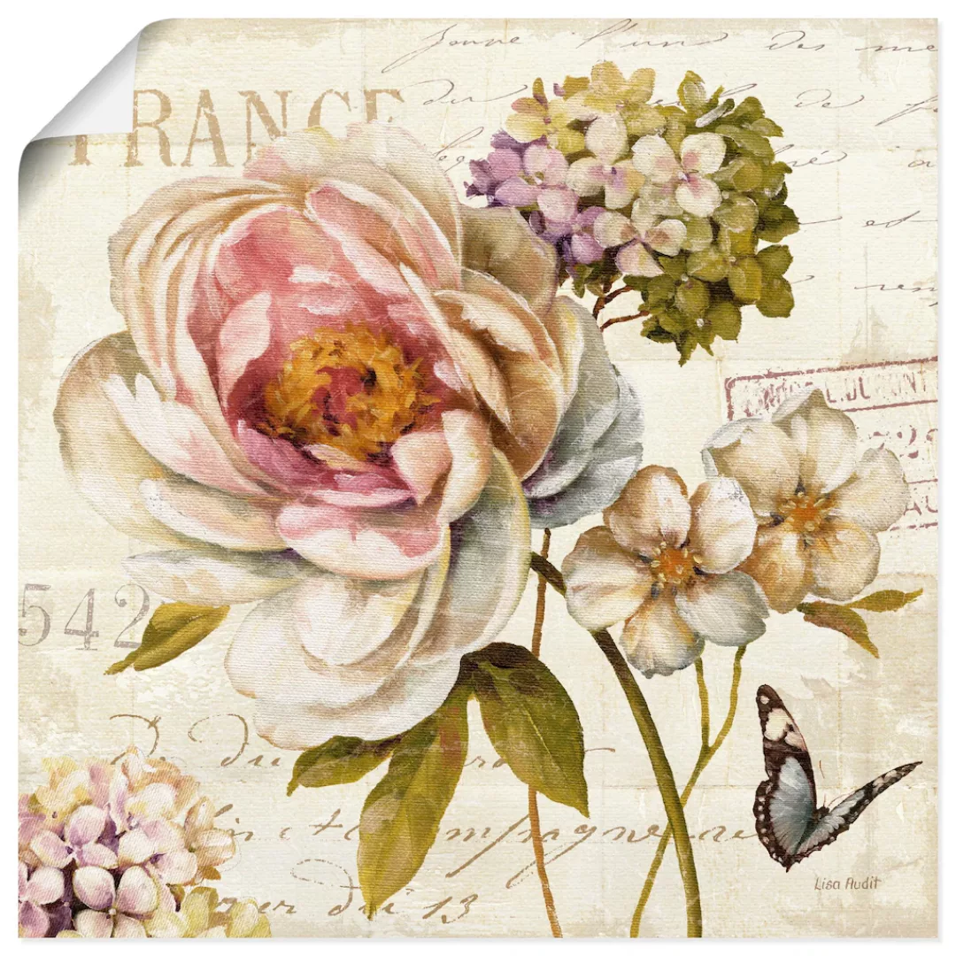 Artland Wandbild »Blumen III«, Blumen, (1 St.), als Leinwandbild, Poster in günstig online kaufen
