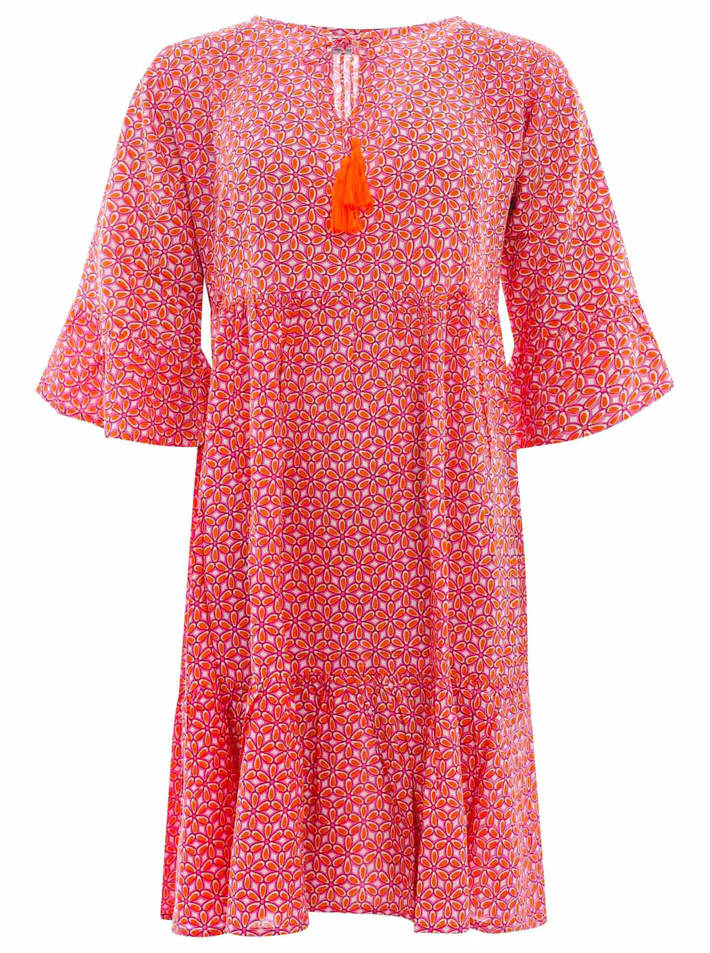 Zwillingsherz Sommerkleid mit floralem Print günstig online kaufen