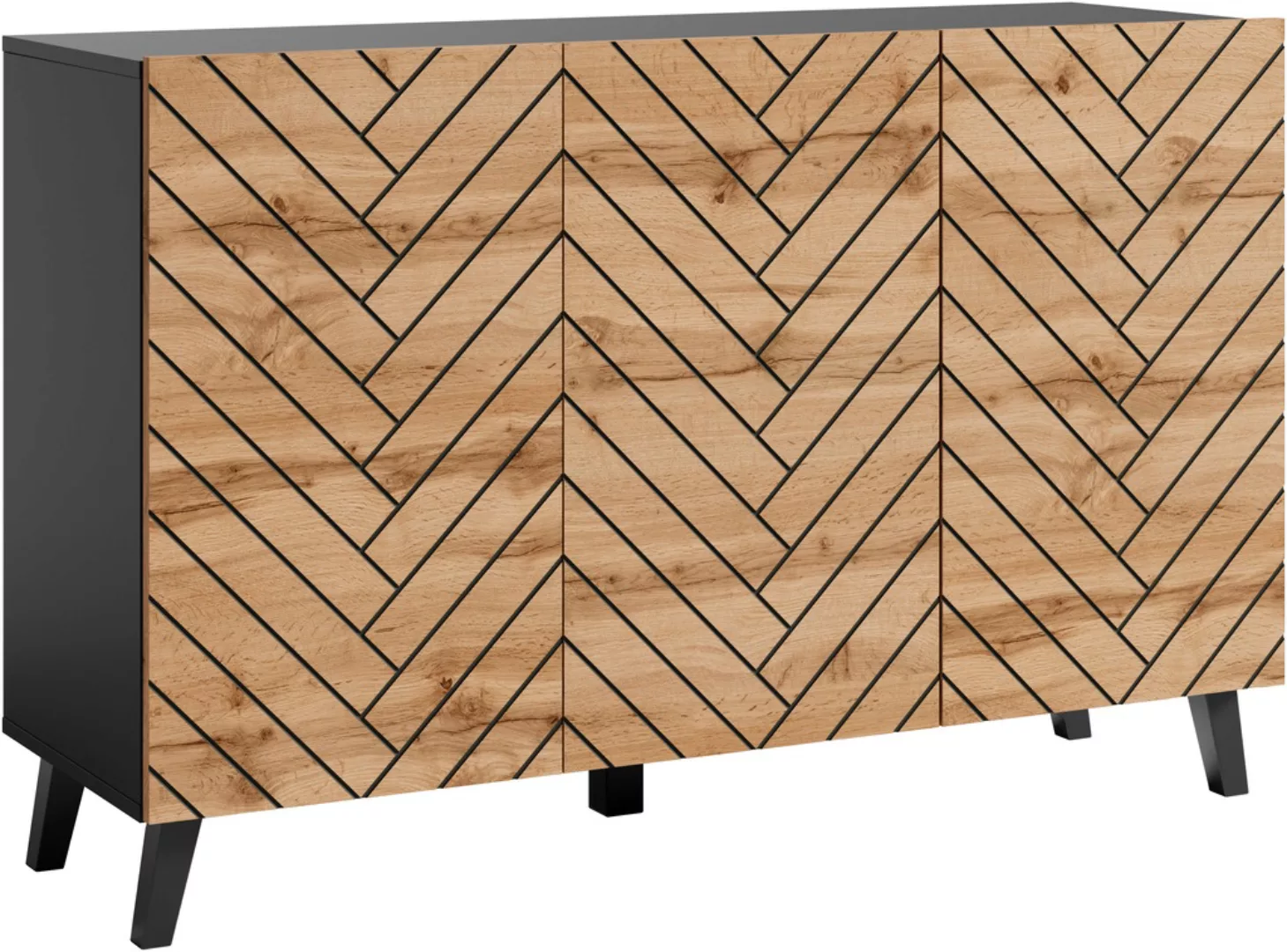 INOSIGN Sideboard "SIDEBOARD PHUKET", (1 St.), Modernes Sideboard mit 6 Fäc günstig online kaufen