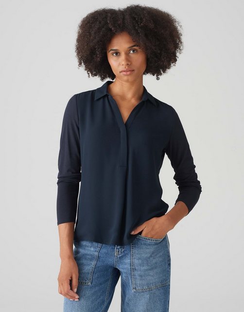 OPUS Shirtbluse Shirtbluse FRERA Regular aus Material Mix günstig online kaufen