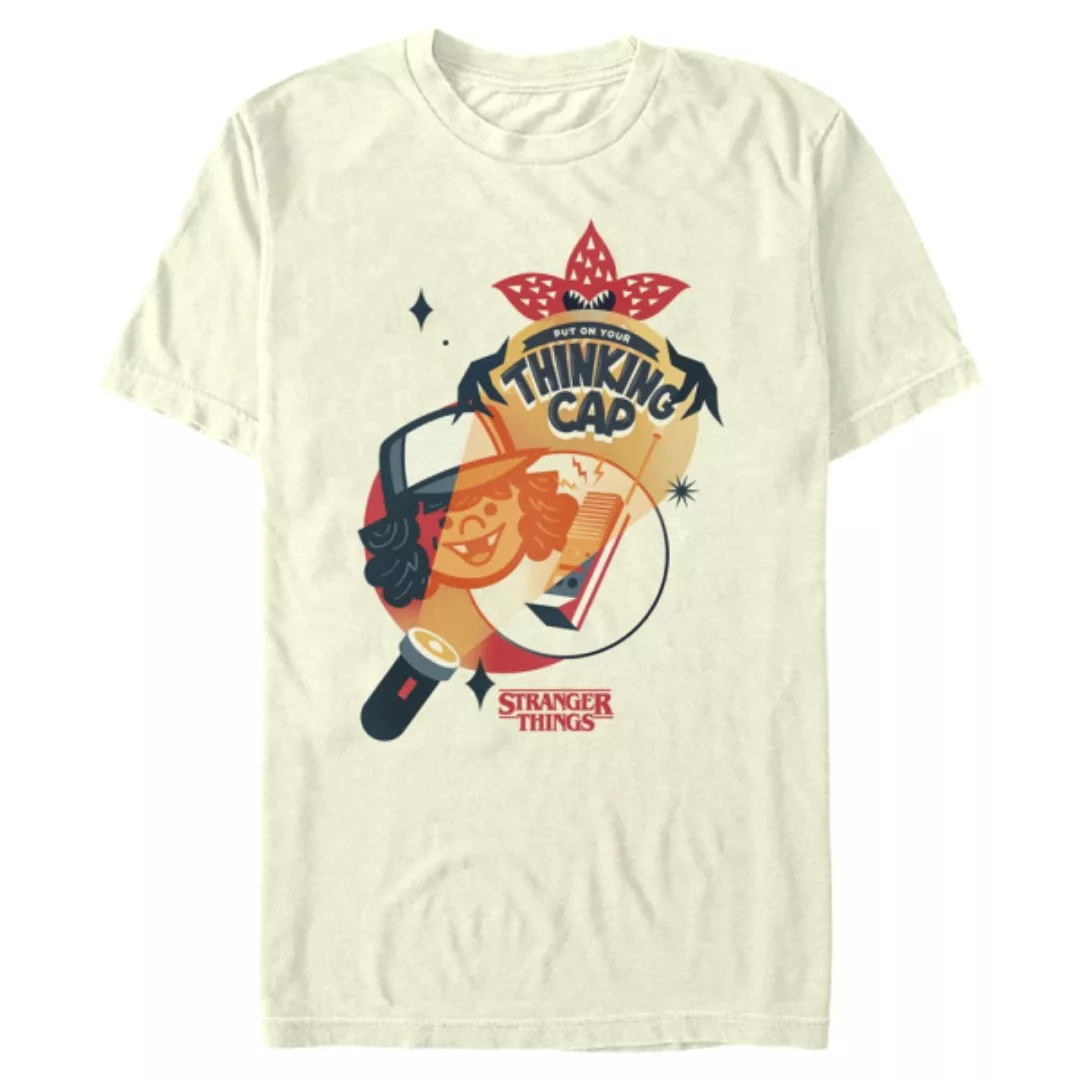 Netflix - Stranger Things - Thinking Cap - Männer T-Shirt günstig online kaufen