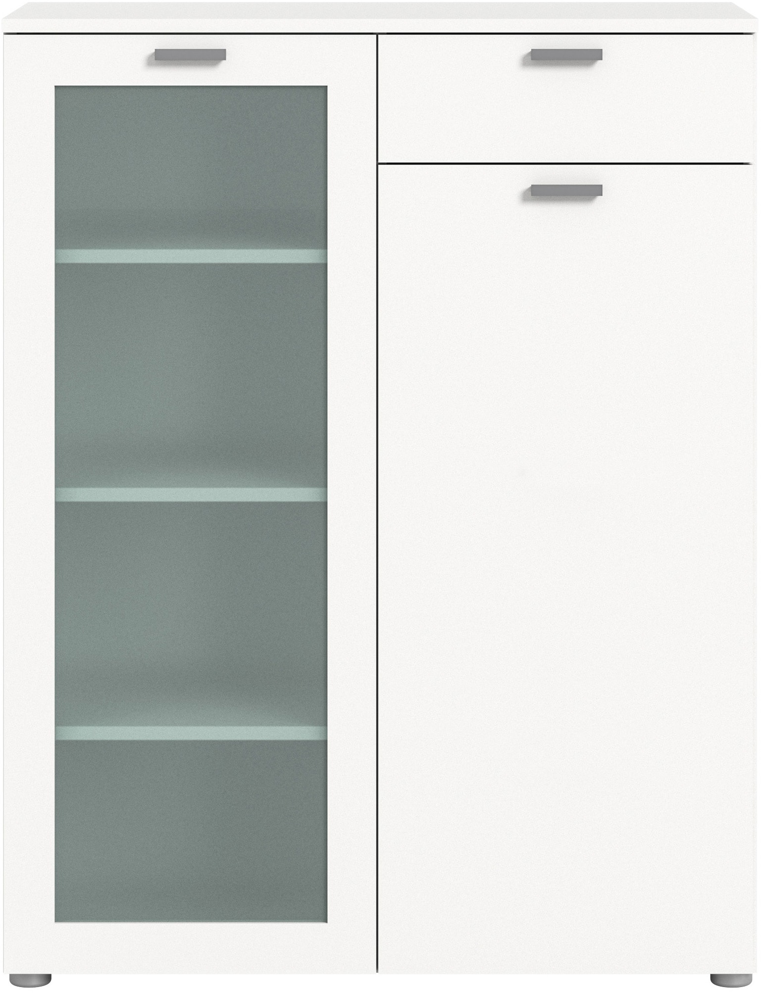 INOSIGN Highboard "Onex, Breite 90 cm, mit Glastür, vielseitig einsetzbar", günstig online kaufen