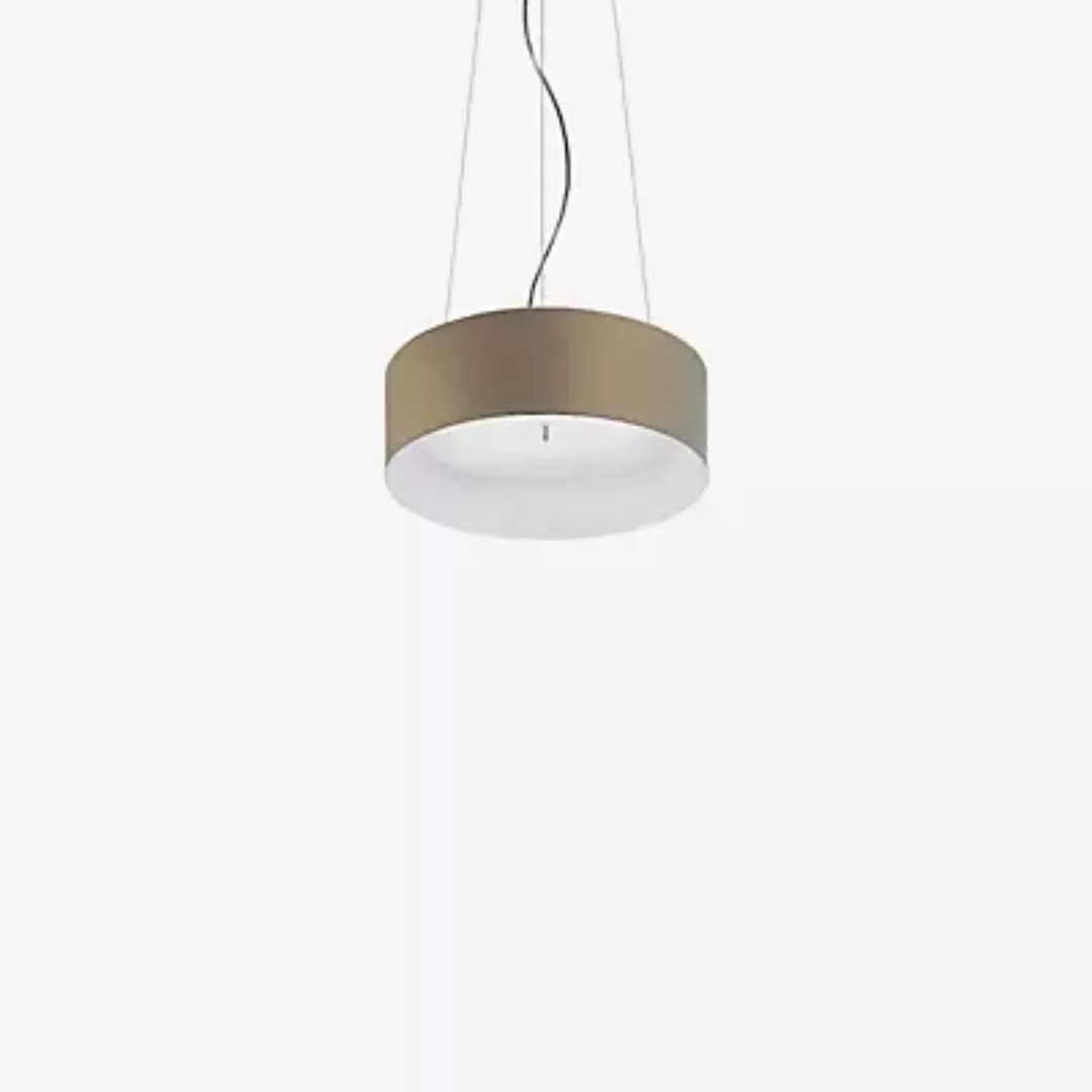 Artemide Tagora Pendelleuchte LED, schwarz/orange - ø57 cm günstig online kaufen