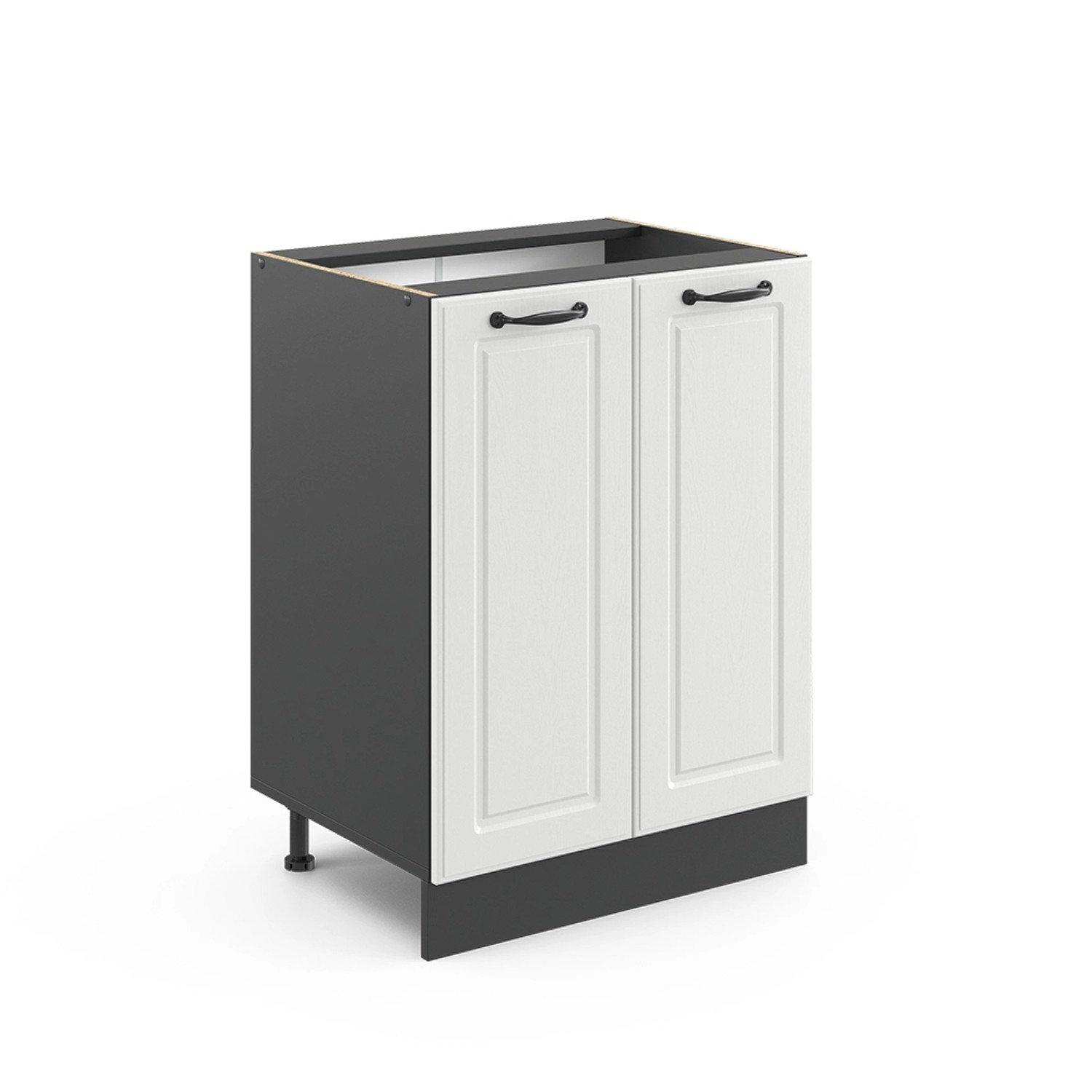 Vicco Unterschrank R-Line, Weiß Landhaus/Anthrazit, 60 günstig online kaufen