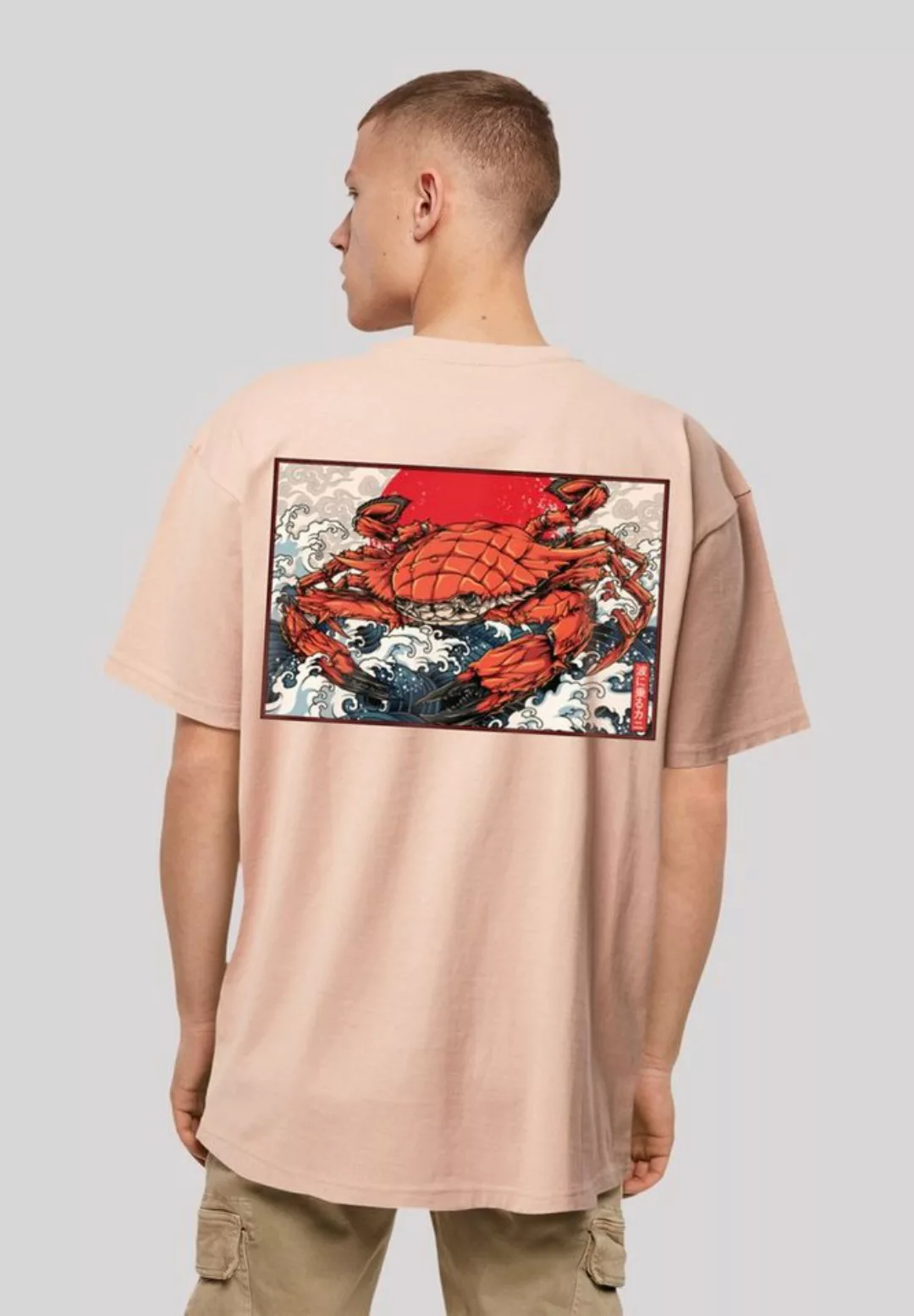 F4NT4STIC T-Shirt "Crab Kanji Japan", Print günstig online kaufen