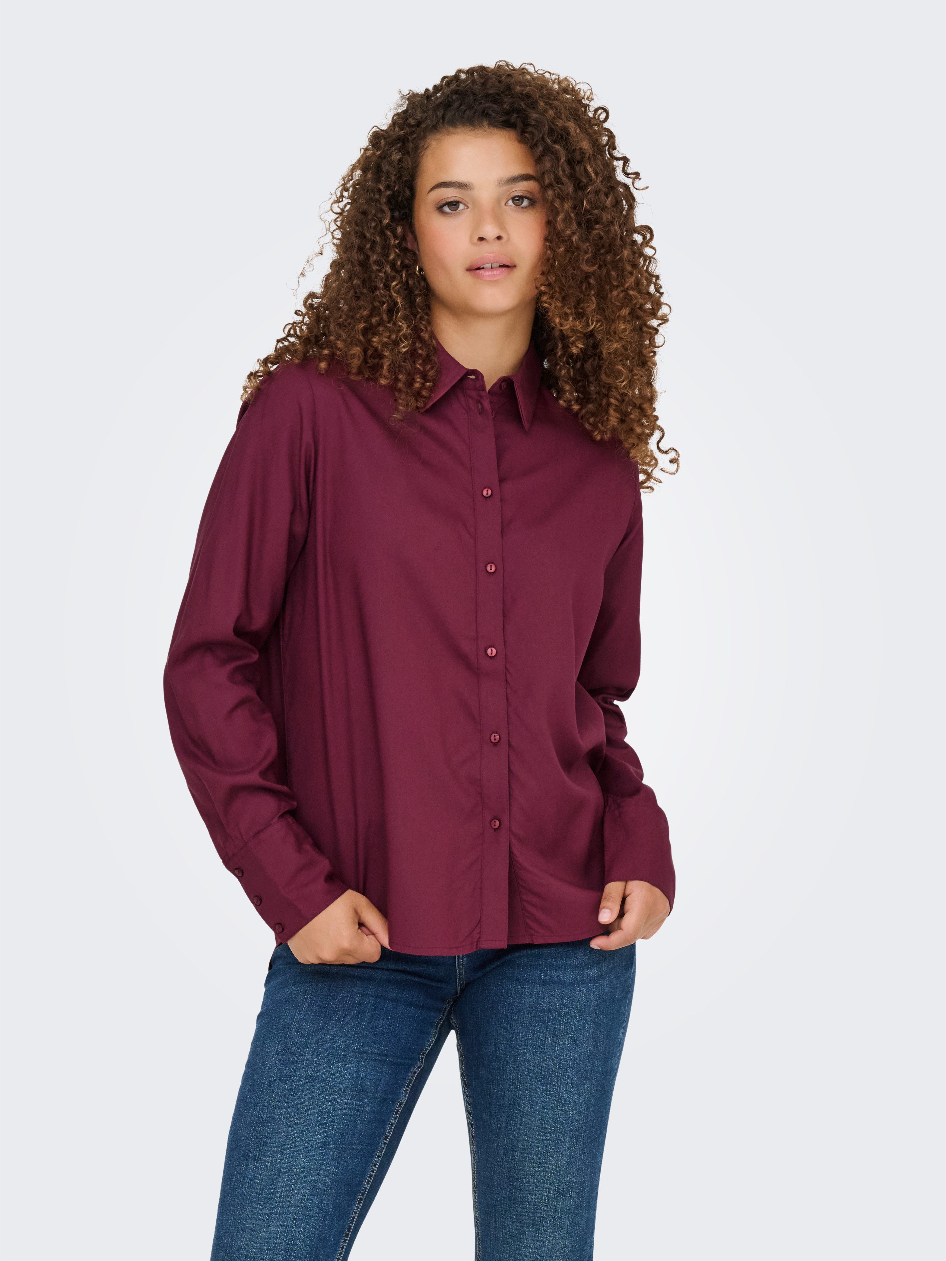ONLY Hemdbluse ONLBERIT LIFE L/S SHIRT günstig online kaufen
