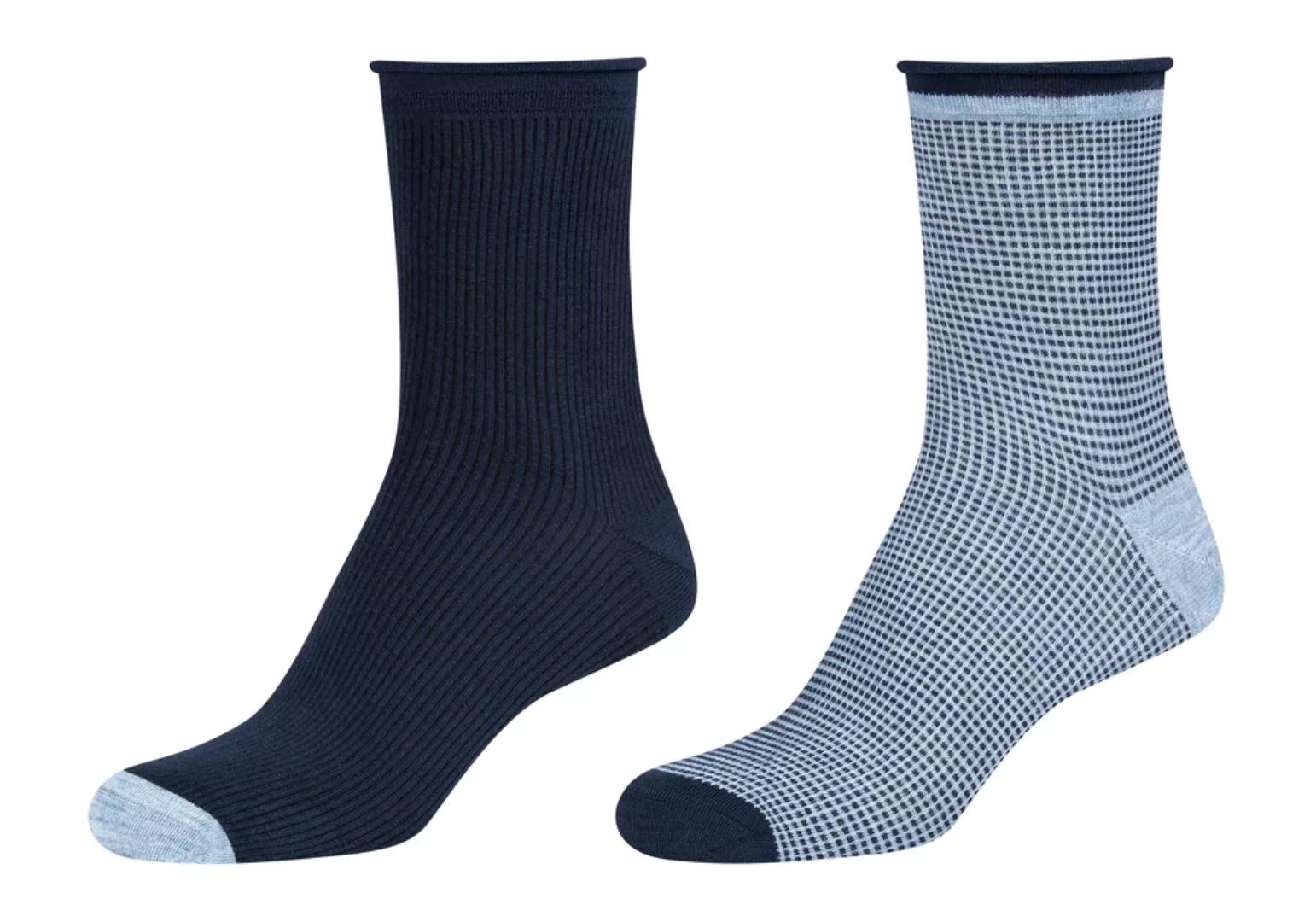 Camano Langsocken "mit verstärkter Ferse", (4er Pack), mit hautfreundlichem günstig online kaufen