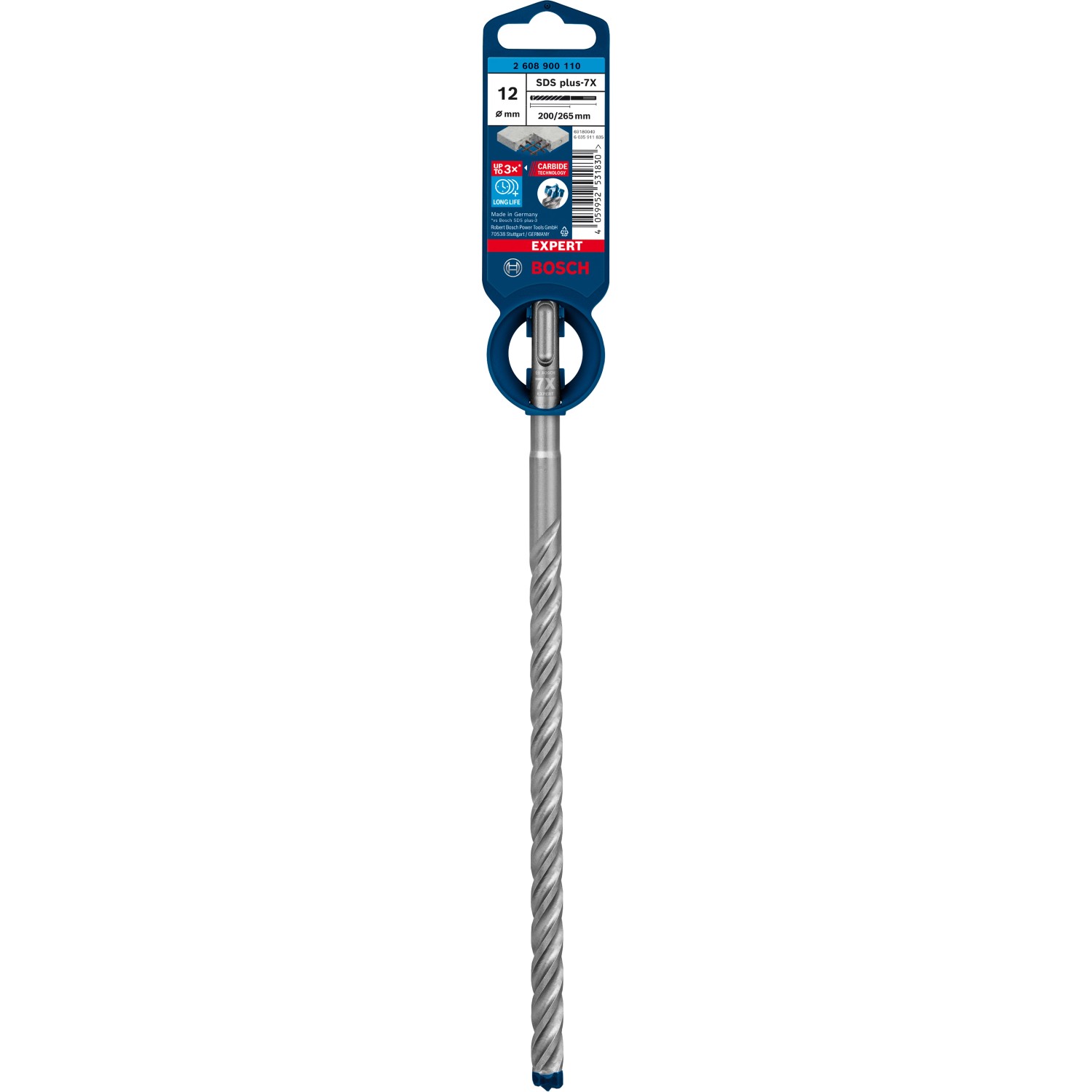 Bosch SDS plus-7X Hammerbohrer Expert Ø 12 mm x 265 mm günstig online kaufen