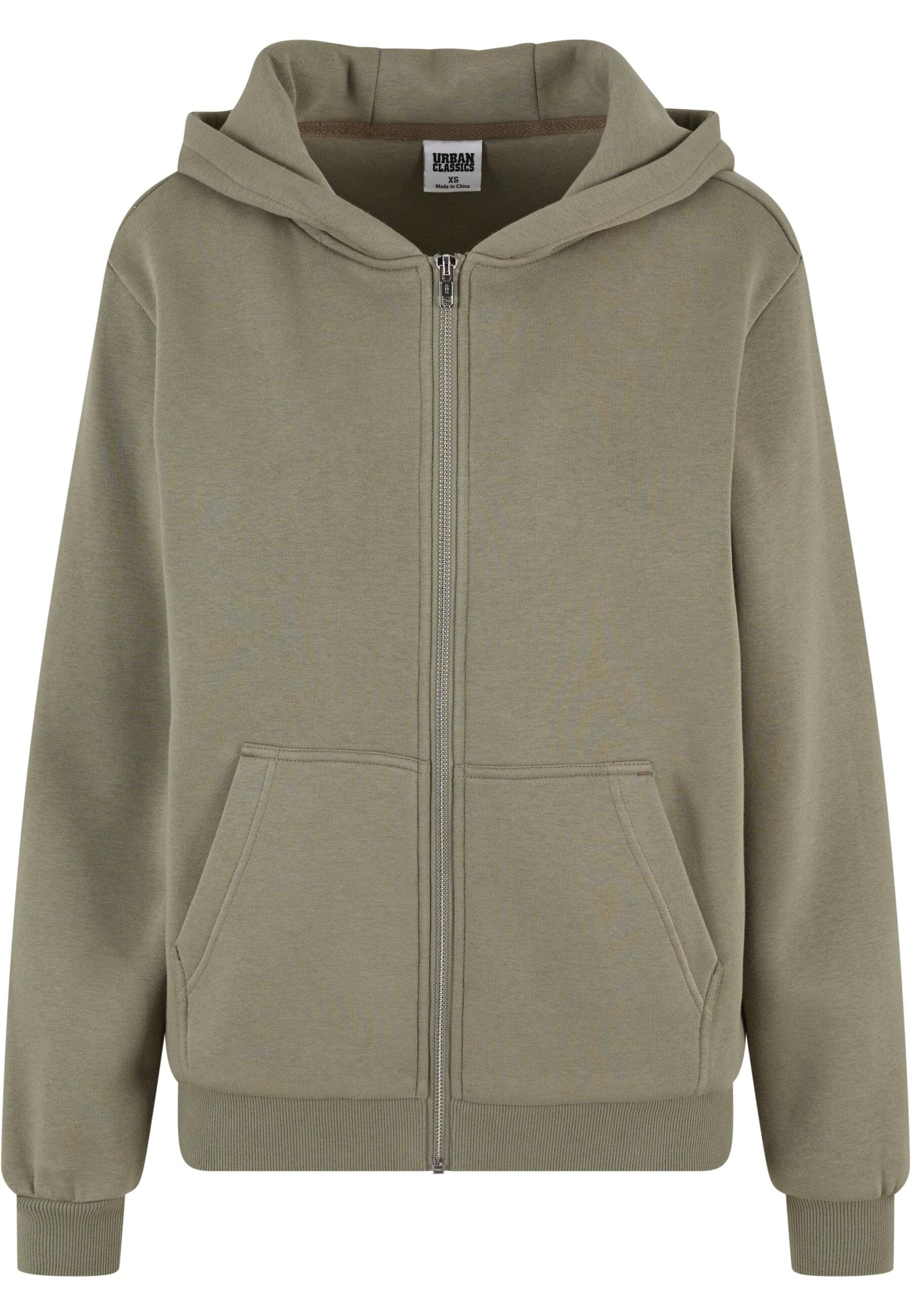 URBAN CLASSICS Sweatjacke "Urban Classics Ladies Fluffy Zip Cardigan" günstig online kaufen