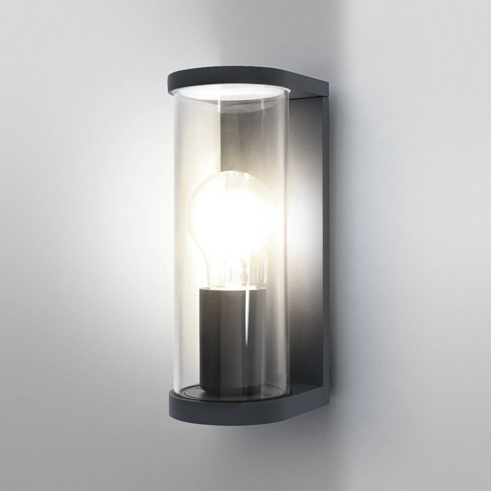OSRAM Außenwandlampe ENDURA CLASSIC TUBULAR, dunkelgrau IP44 günstig online kaufen