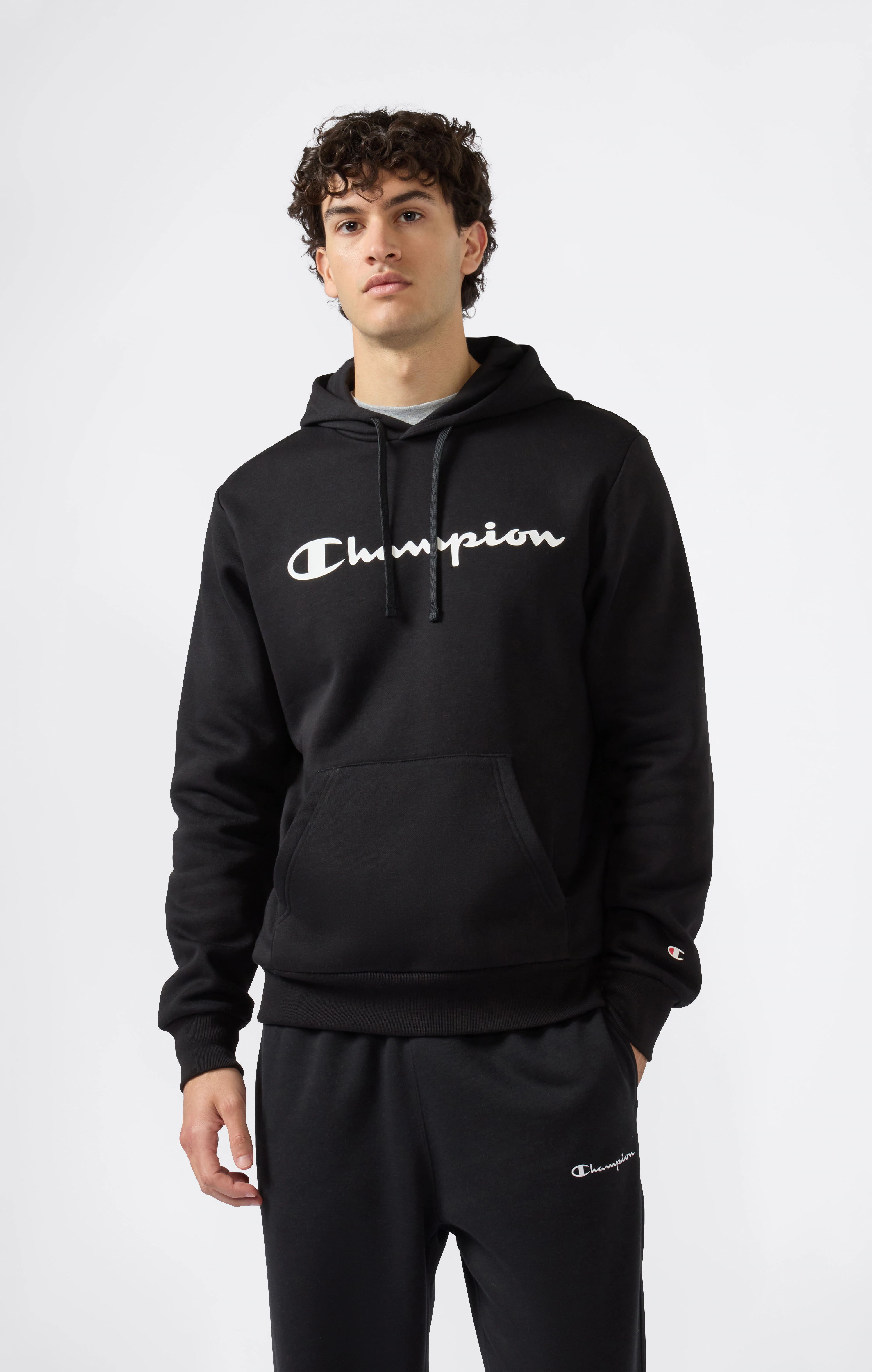 Champion Kapuzensweatshirt "BASICS Fleece Hoodie Large Logo", (1 tlg.) günstig online kaufen