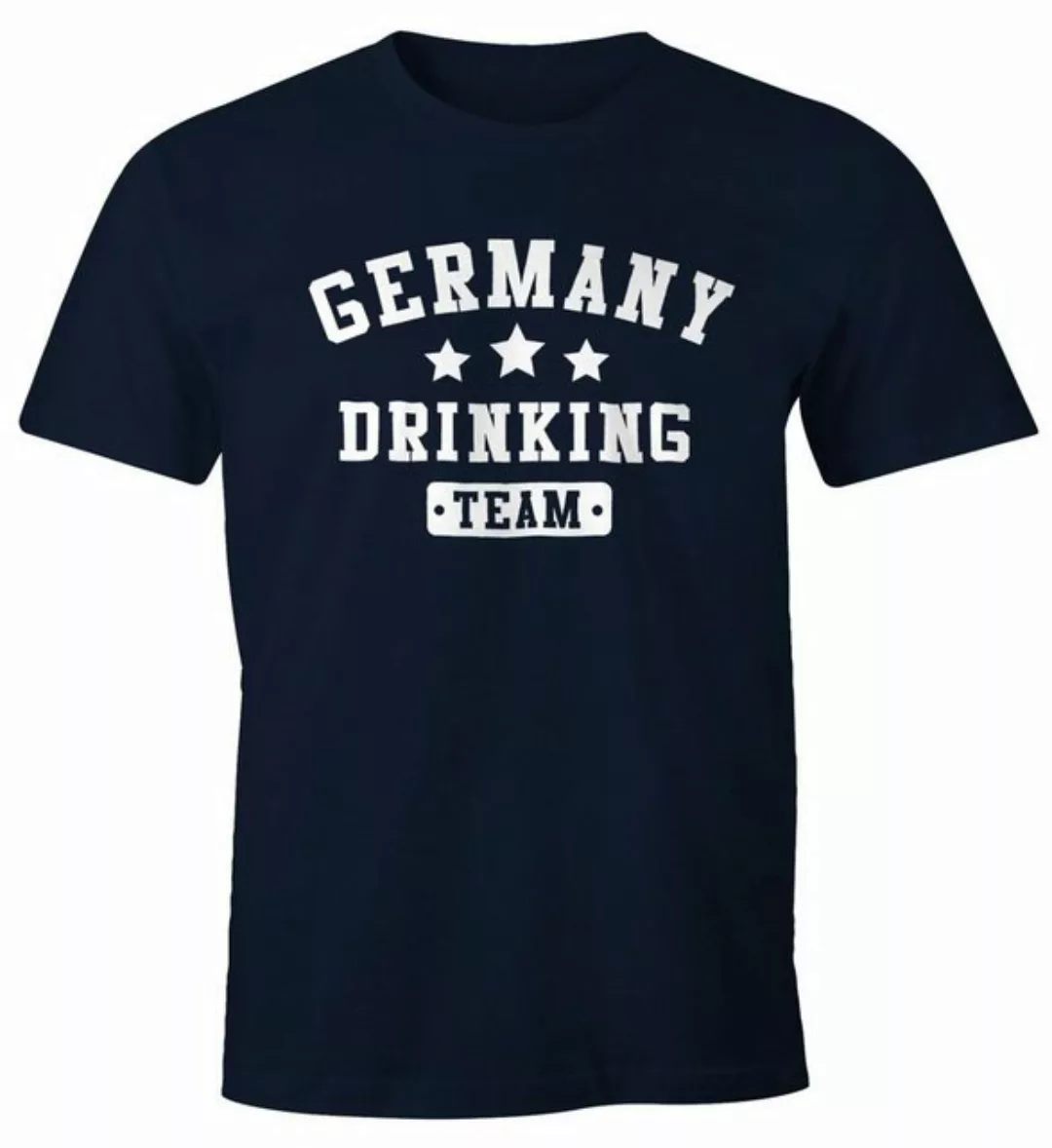 MoonWorks Print-Shirt Herren T-Shirt Germany Drinking Team Bier Fun-Shirt M günstig online kaufen