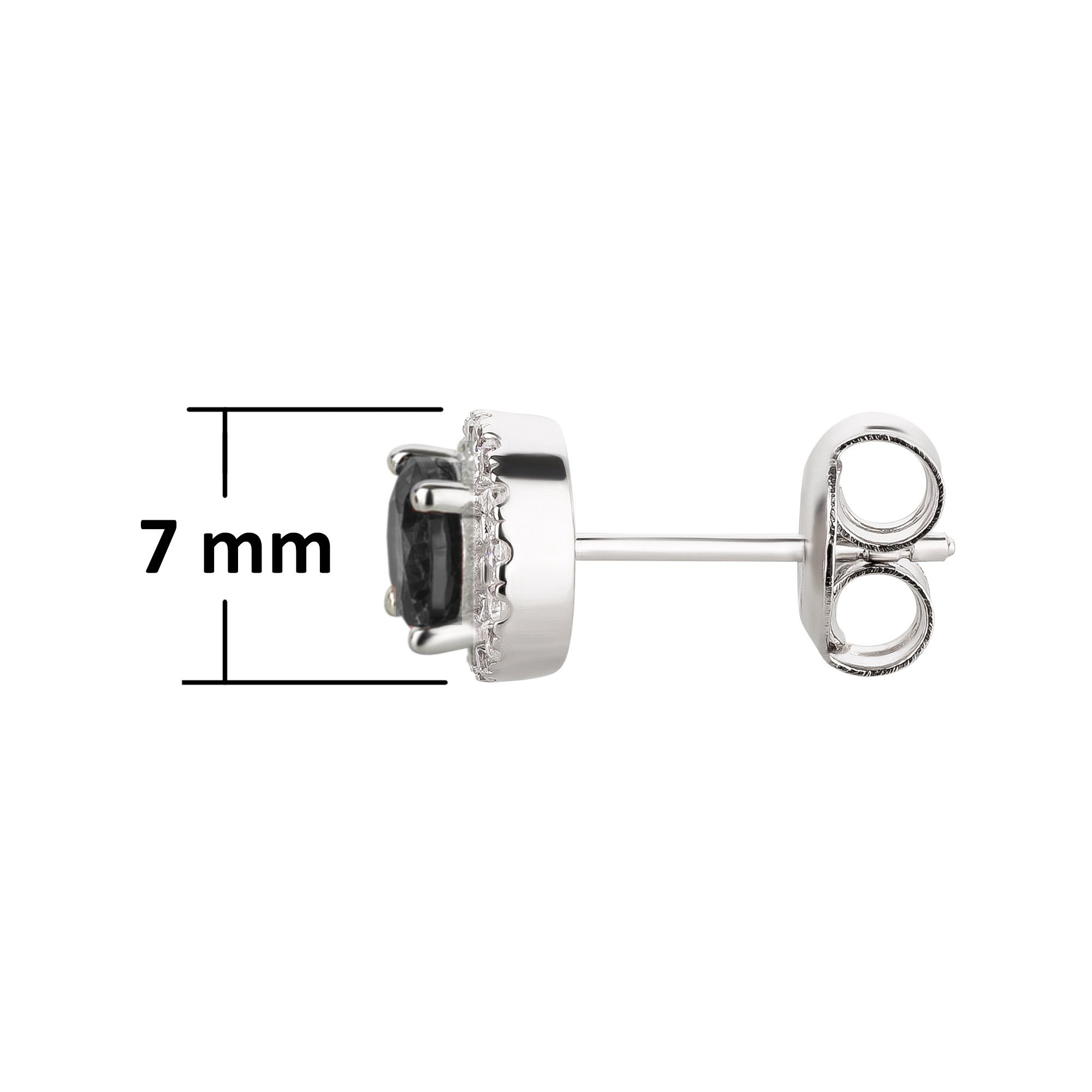 Schöner-SD Paar Ohrstecker Silberohrringe rund 7mm günstig online kaufen