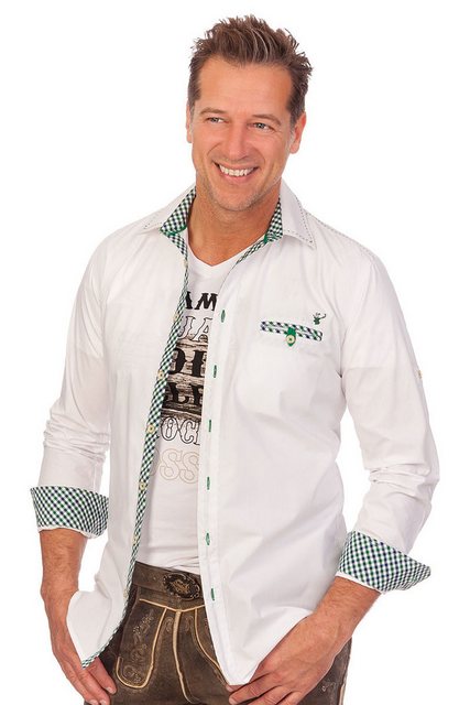 Spieth & Wensky Trachtenhemd Trachtenhemd - DOVER - rot, grün günstig online kaufen