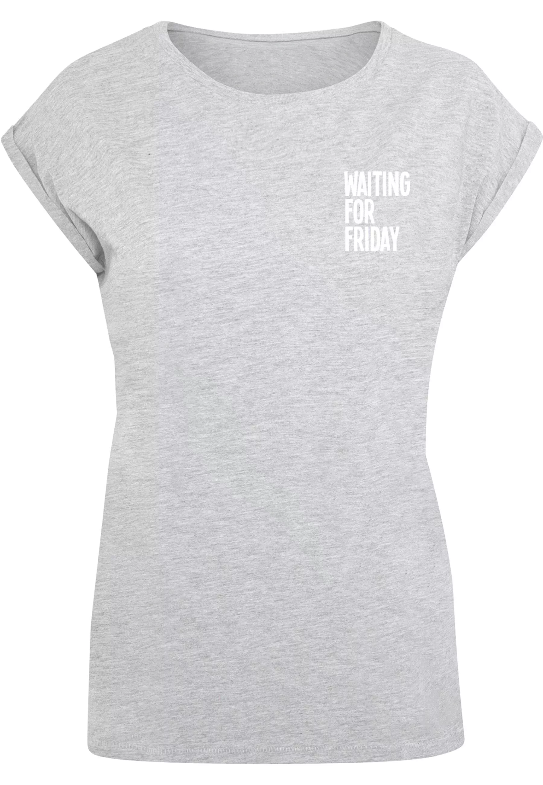 MisterTee T-Shirt "MisterTee Damen Ladies Waiting For Friday Box Tee" günstig online kaufen