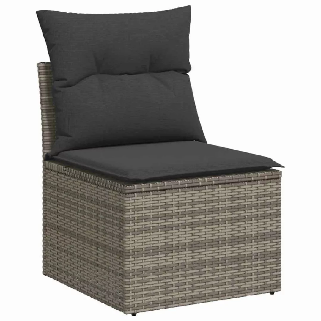 vidaXL Gartenlounge-Set 4-tlg. Garten-Sofagarnitur mit Kissen günstig online kaufen