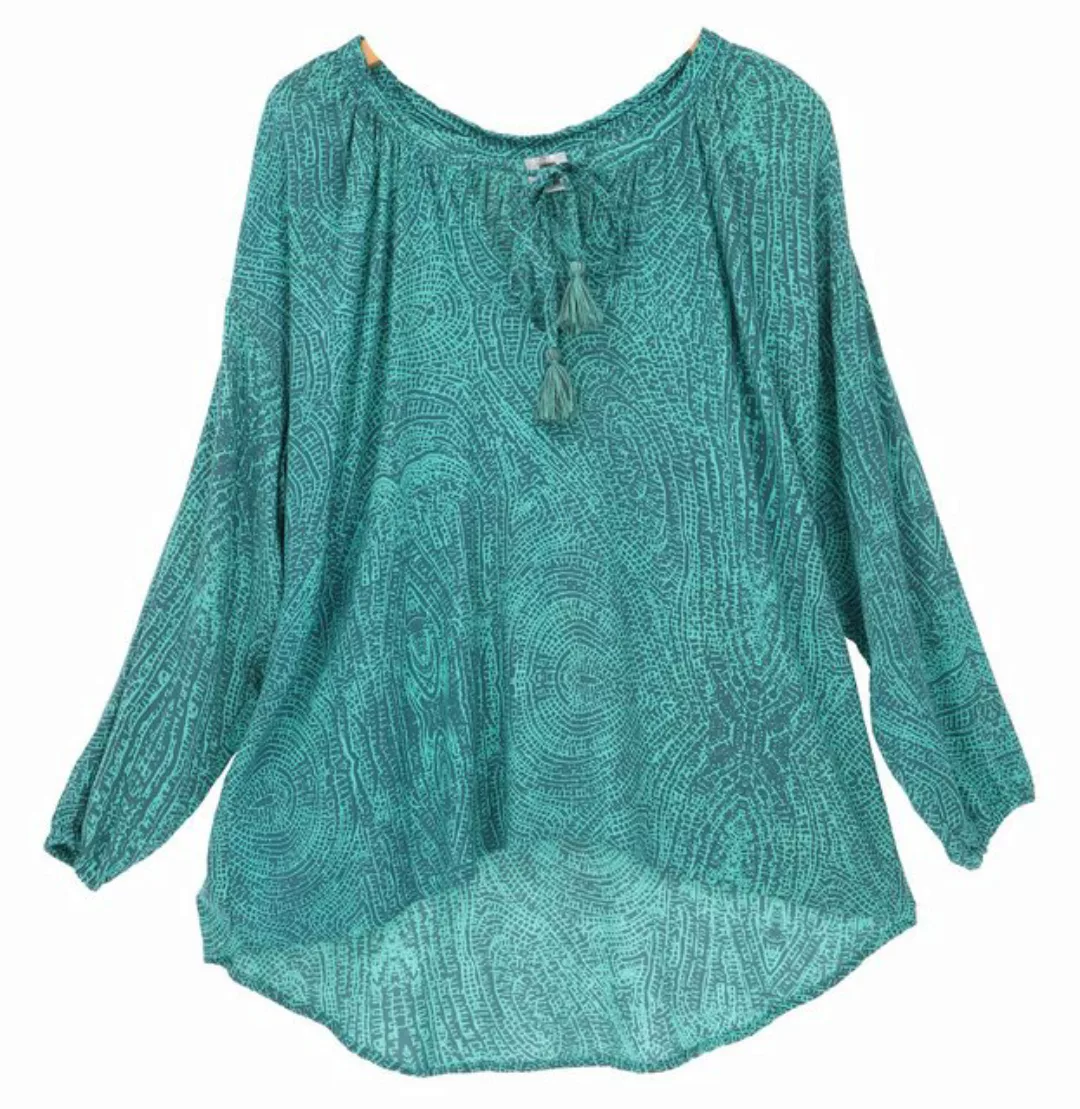 Guru-Shop Longbluse Blusentunika, Langarmbluse, plus size.. Boho, Ethno Sty günstig online kaufen