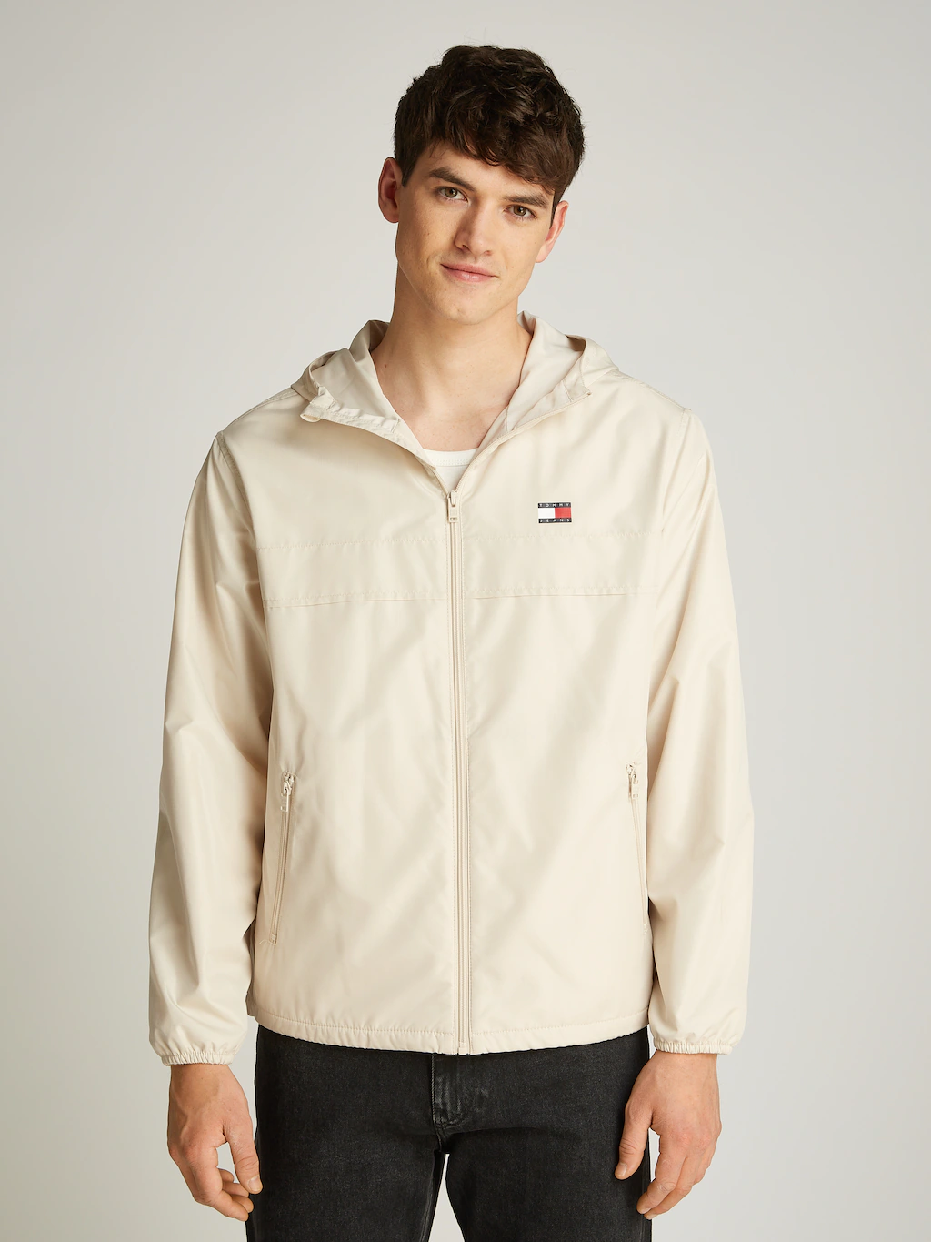 Tommy Jeans Windbreaker "TJM FLEECE LINED CHICAGO JACKET", mit Kapuze, mit günstig online kaufen